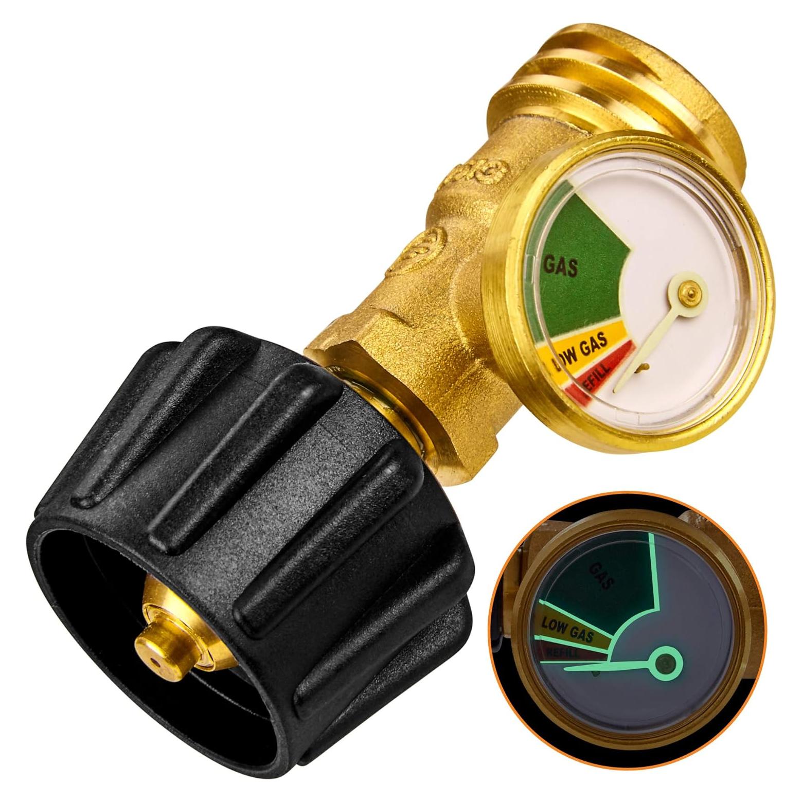 Medidor de Nivel de Tanque de Propano Flame King con Dial Brillante