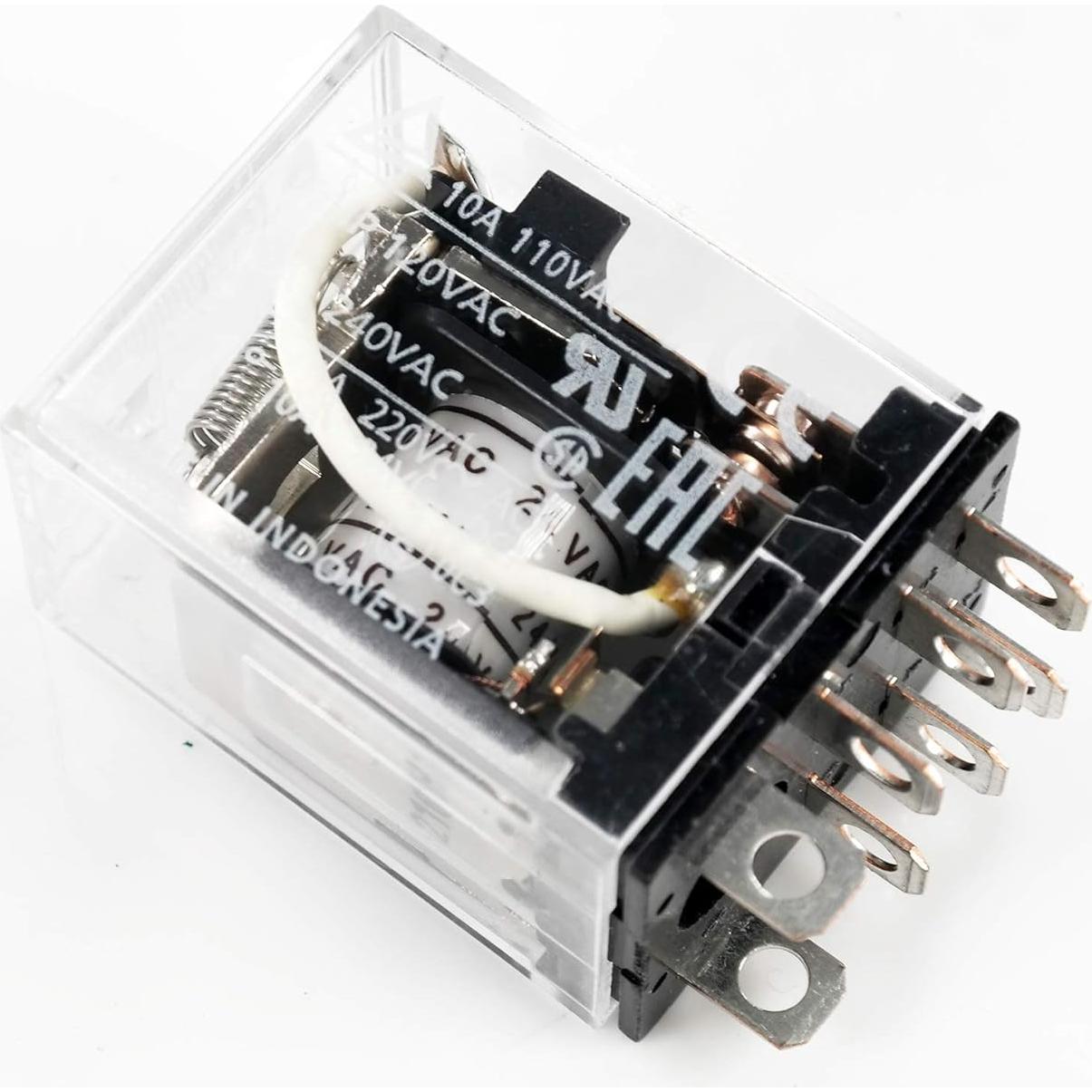 Relé DPDT Omron LY2-AC24 24VAC Paquete de 2