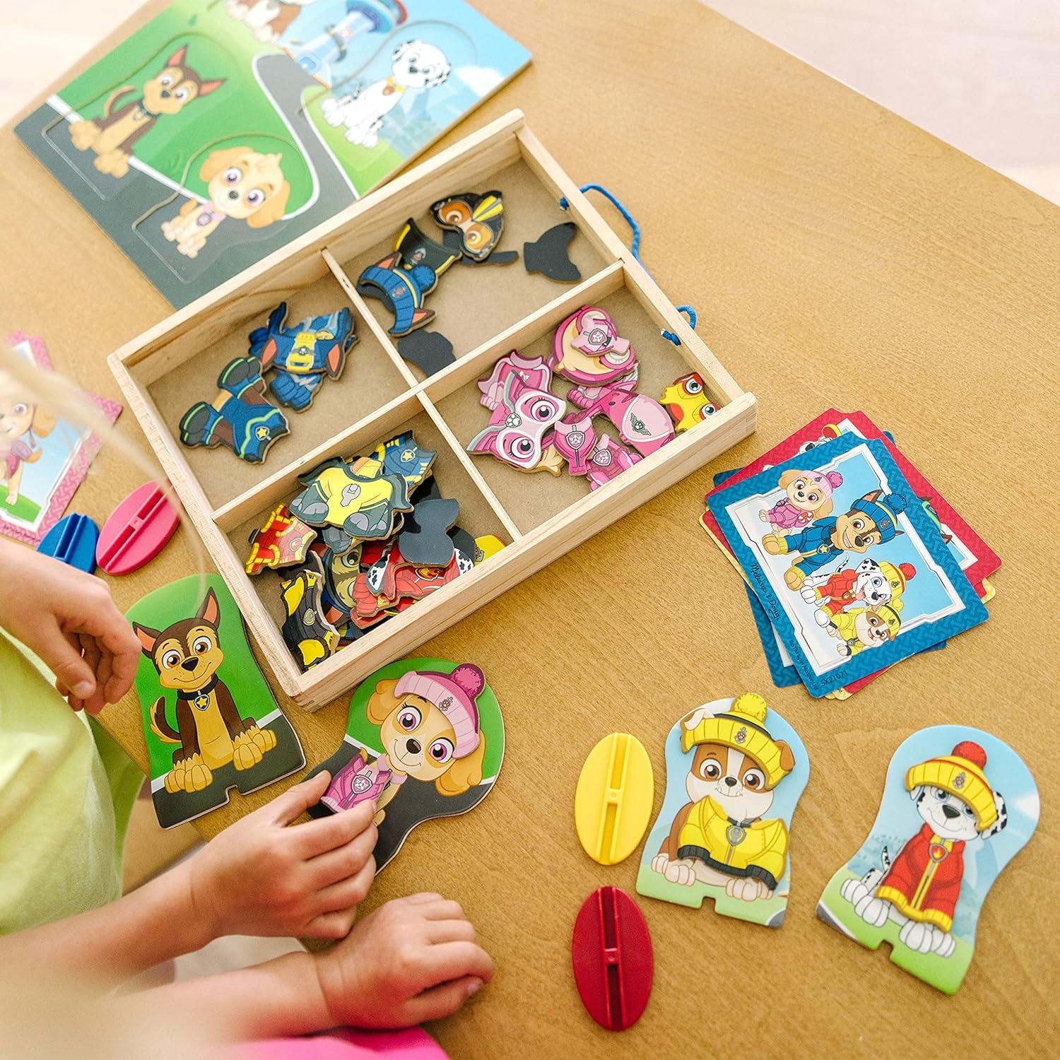Juego Magnético de Madera PAW Patrol Melissa & Doug 64 Piezas