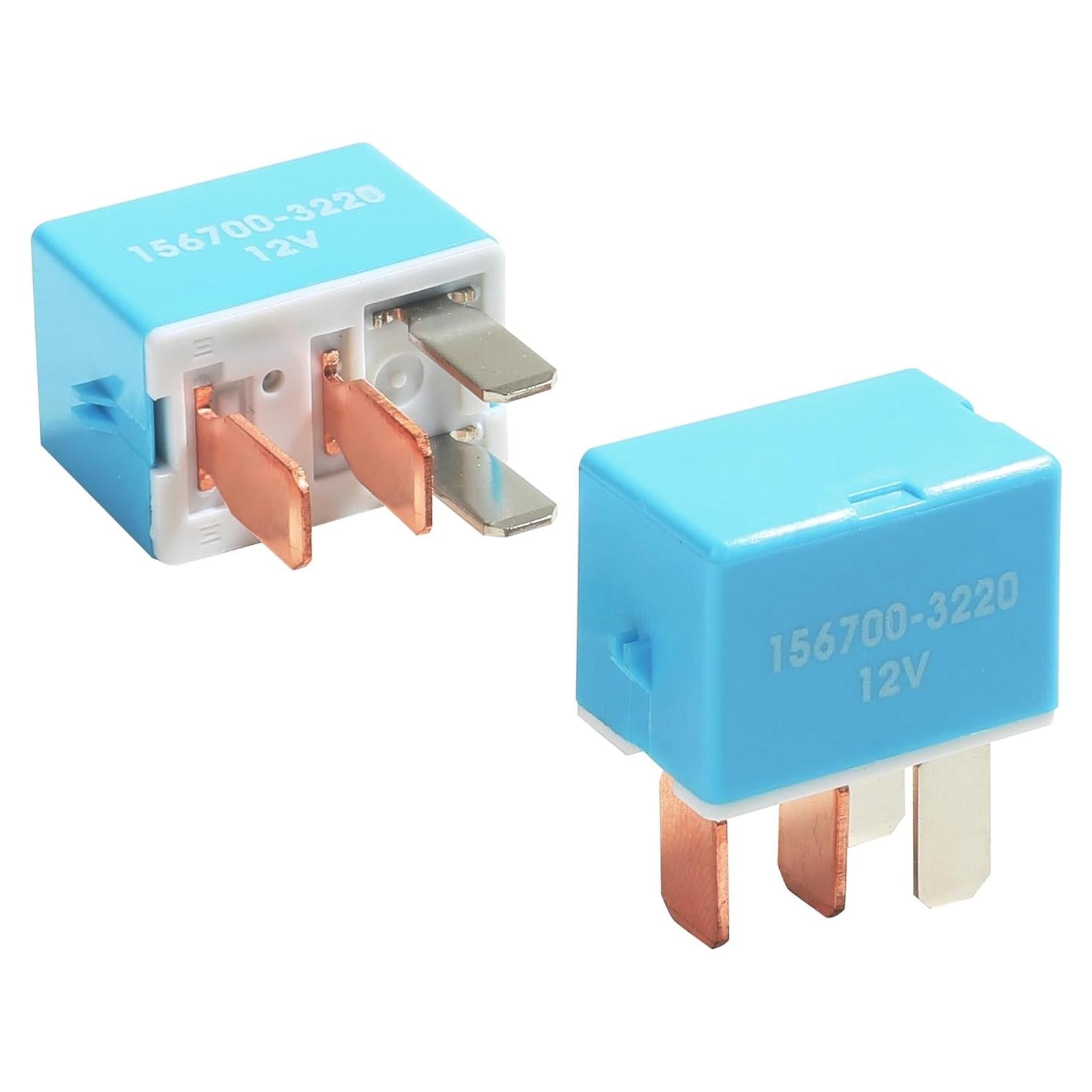 Relé de Aire Acondicionado 12V 4 Pines Qziulr - 2 Pack