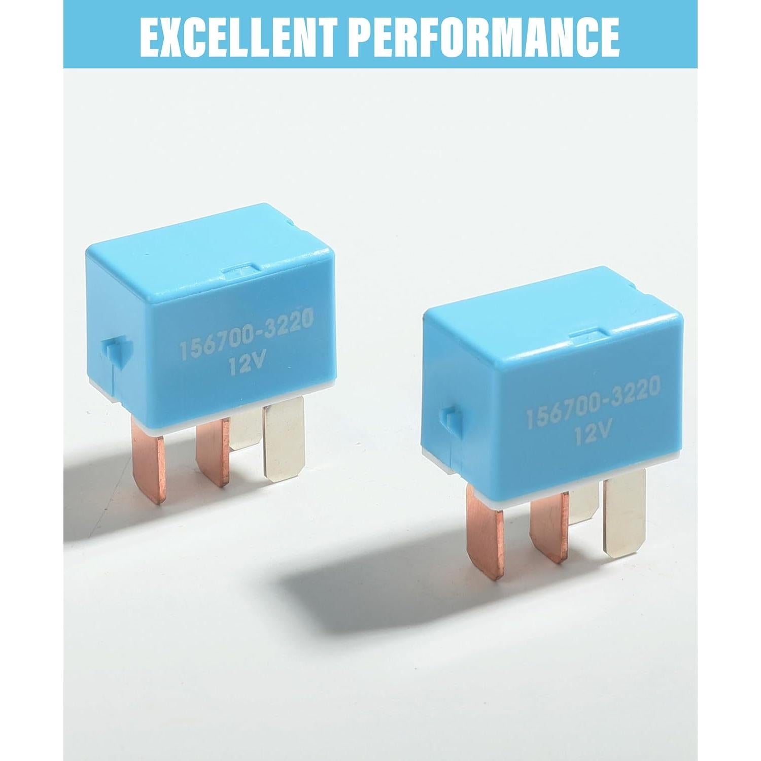 Relé de Aire Acondicionado 12V 4 Pines Qziulr - 2 Pack