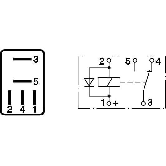Relé Micro de Conmutación Bosch 0332207402 24V 10/15A Gris