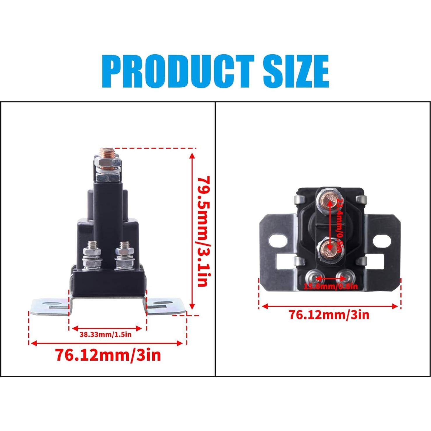 Aislador de Batería JINGKE 80A 12V para Coche y Barco