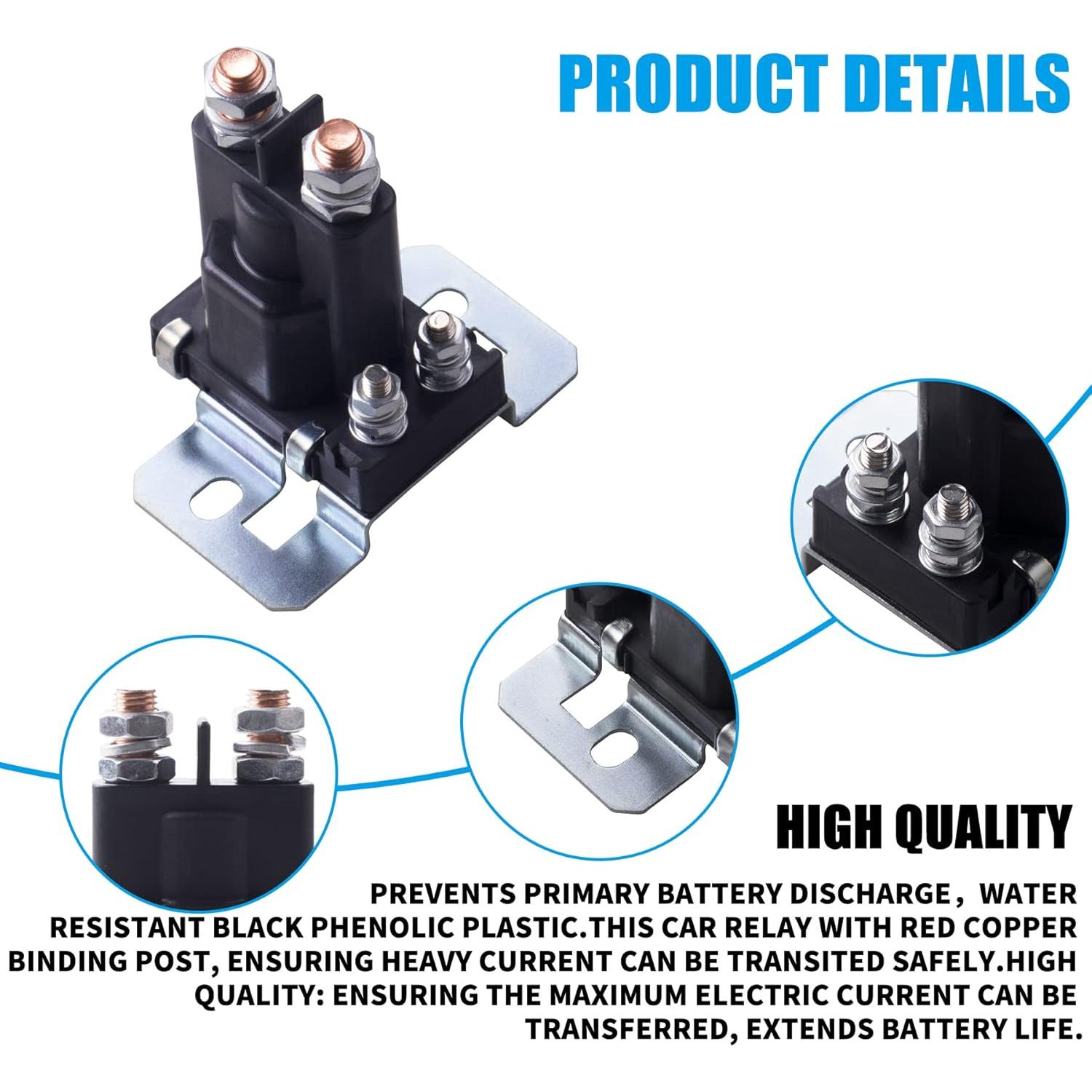 Aislador de Batería JINGKE 80A 12V para Coche y Barco