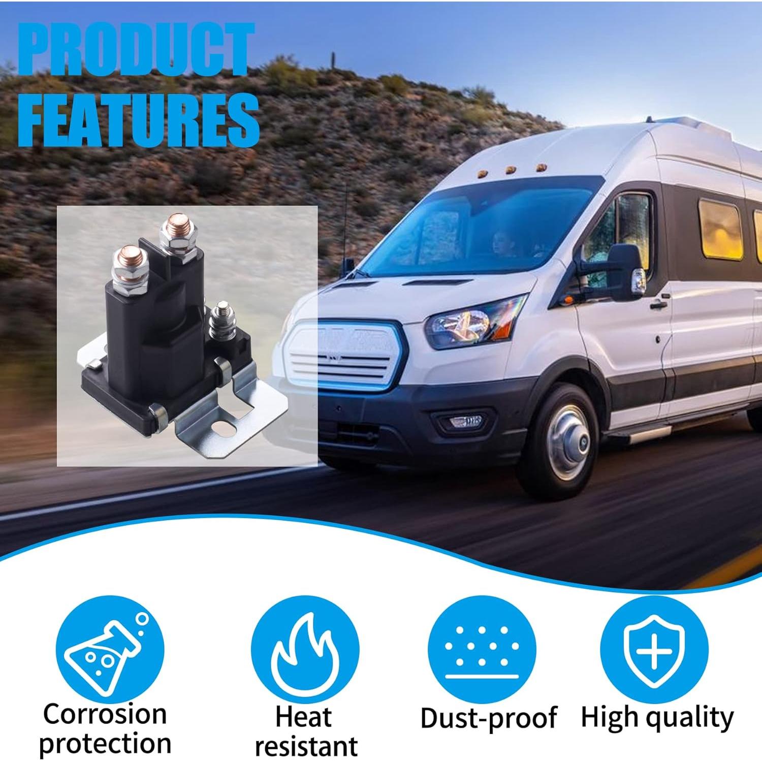 Aislador de Batería JINGKE 80A 12V para Coche y Barco