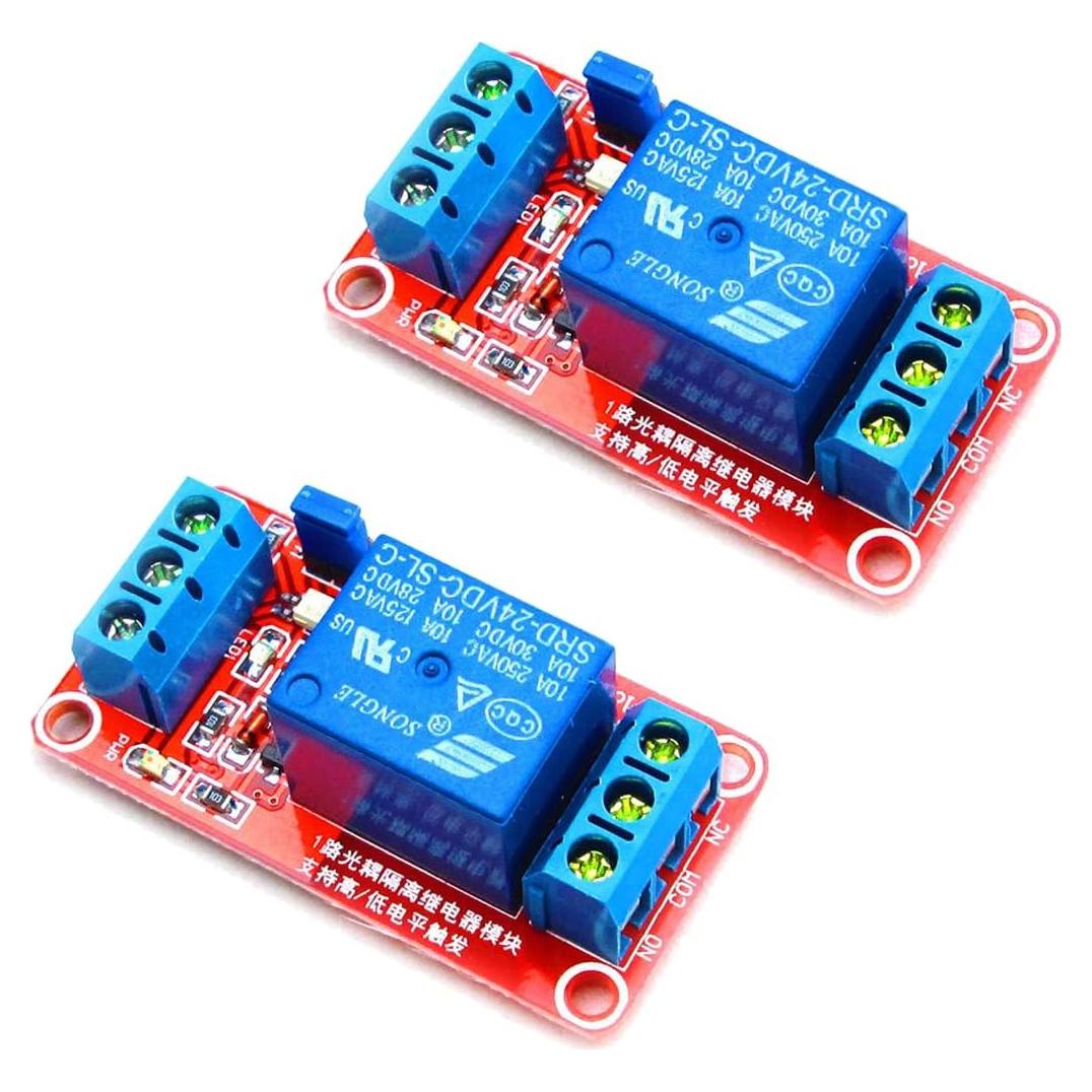 Módulo de Relé 1 Canal HiLetgo 24V con Aislamiento OPTO