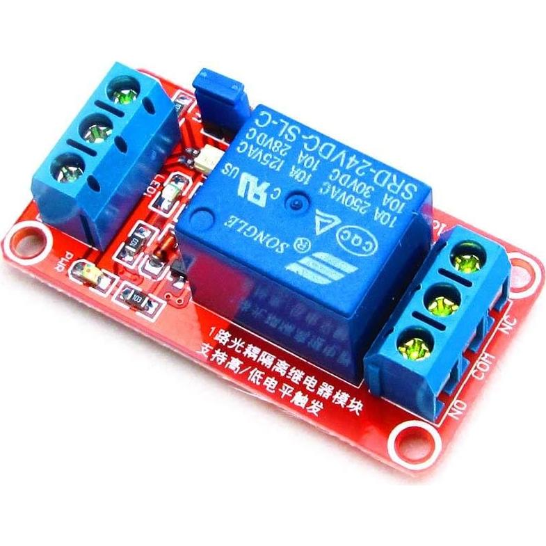 Módulo de Relé 1 Canal HiLetgo 24V con Aislamiento OPTO