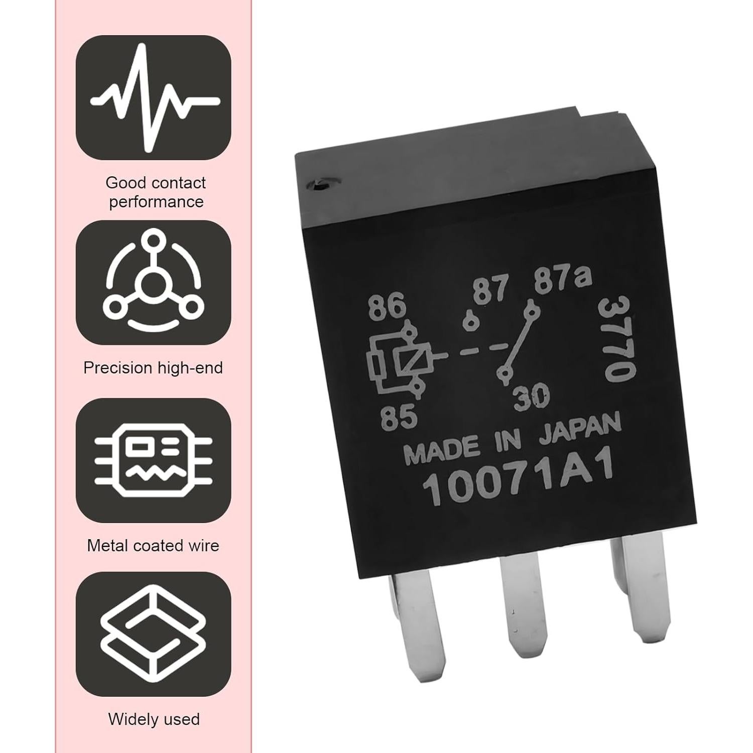 Relé 5 Pines Leechio CHIOJDQ2030BL-2PCS 12V IP67