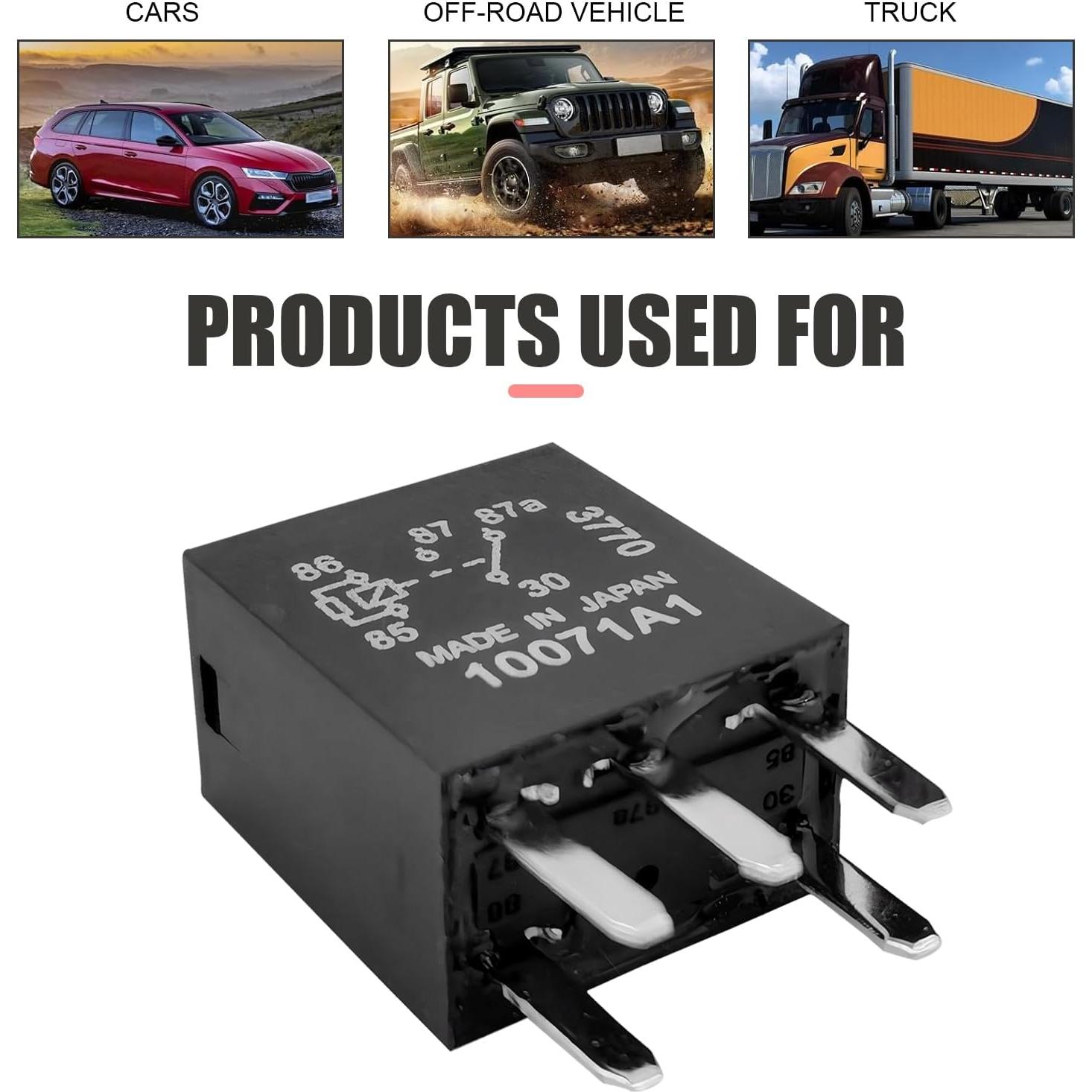 Relé 5 Pines Leechio CHIOJDQ2030BL-2PCS 12V IP67