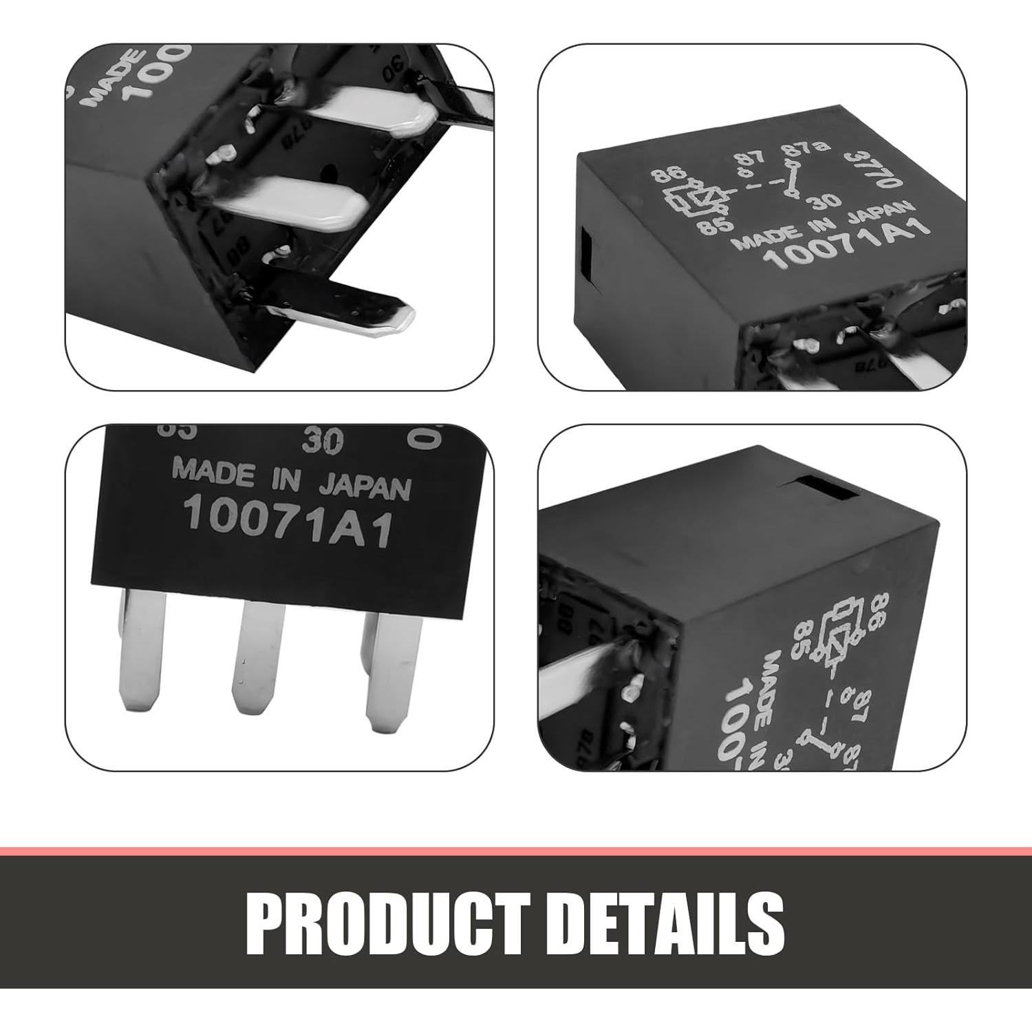 Relé 5 Pines Leechio CHIOJDQ2030BL-2PCS 12V IP67