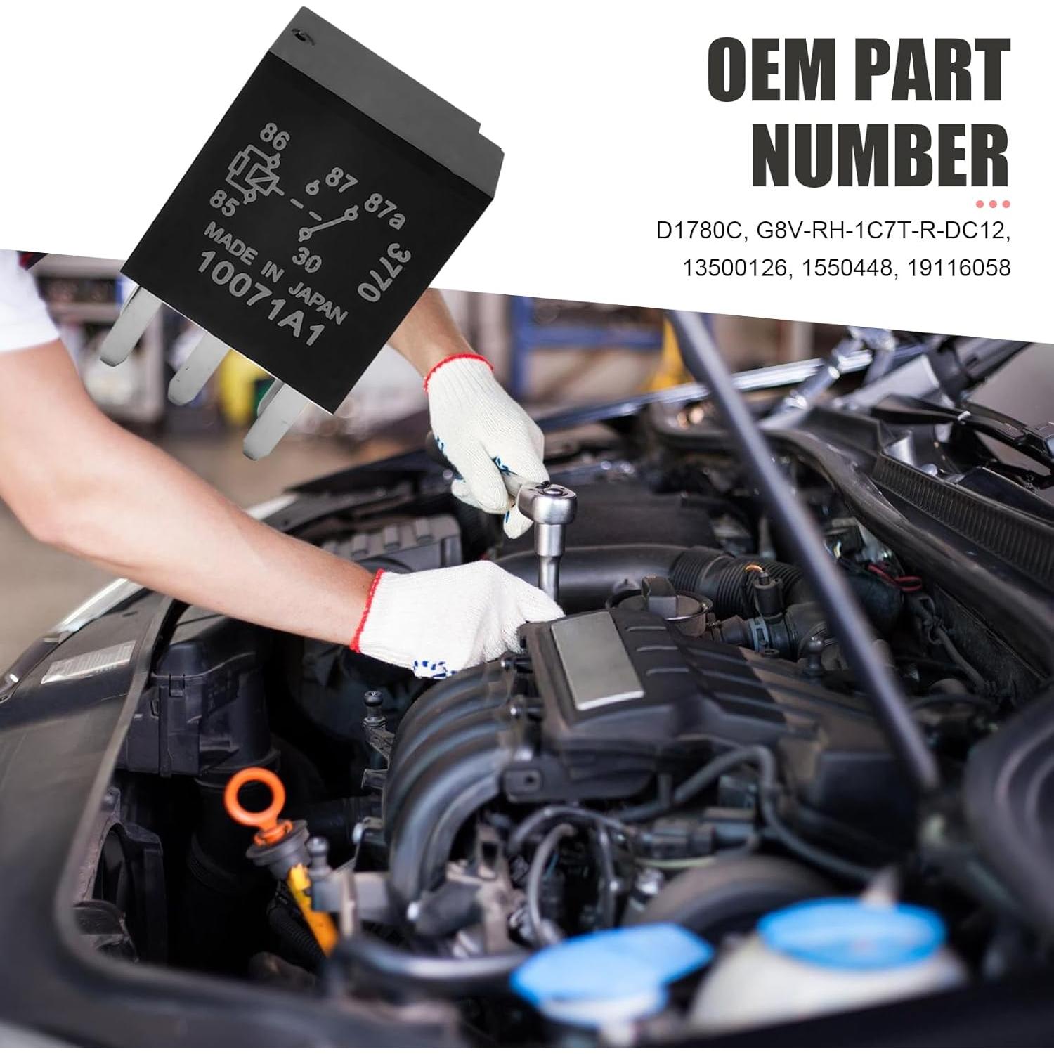 Relé 5 Pines Leechio CHIOJDQ2030BL-2PCS 12V IP67