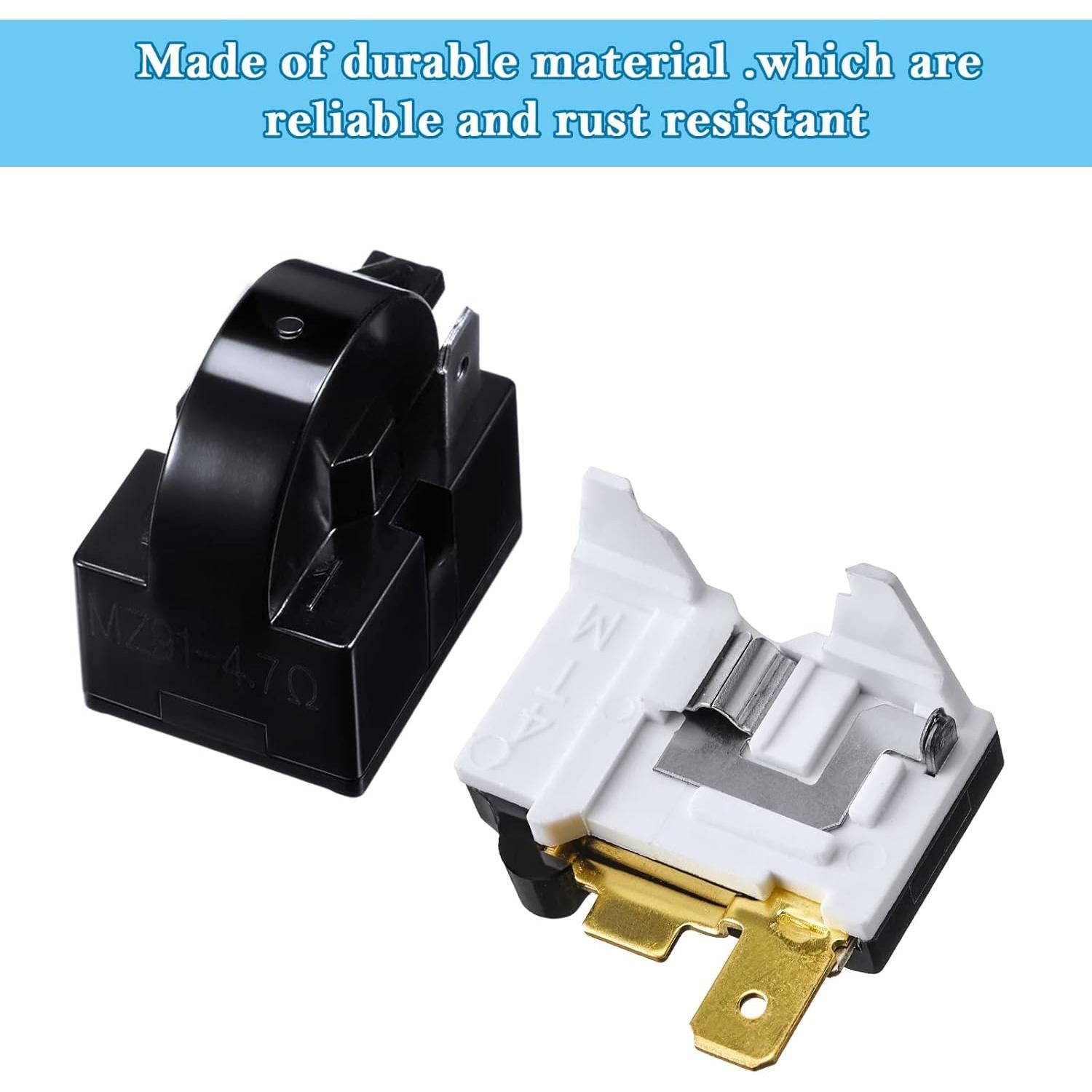 Relé de Arranque PTC Mudder 4.7 Ohm 1 Pin para Refrigerador