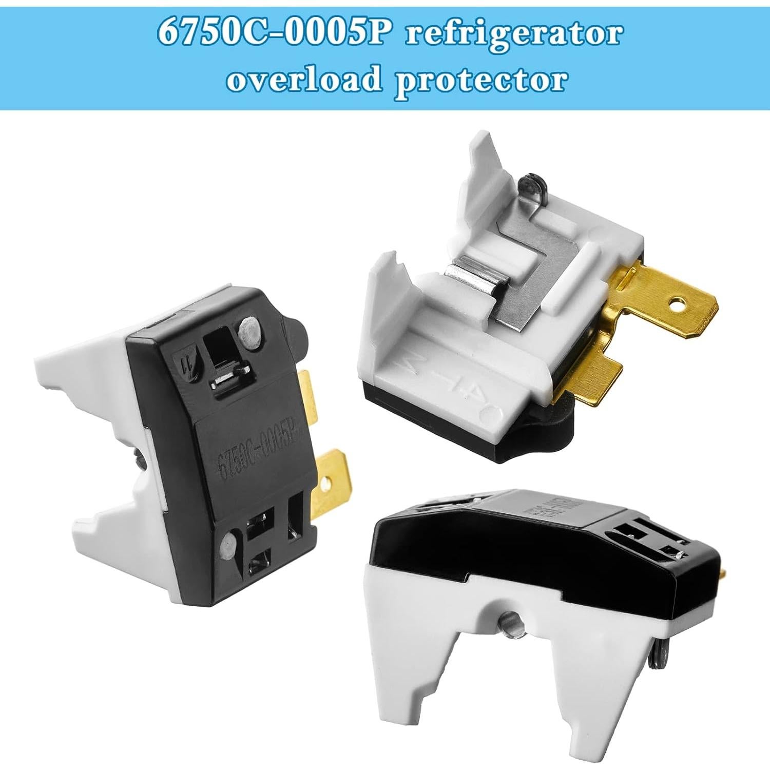 Relé de Arranque PTC Mudder 4.7 Ohm 1 Pin para Refrigerador