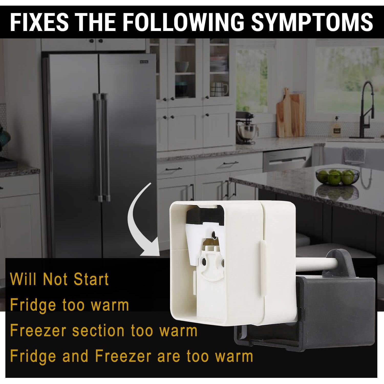 Relé de Arranque Compresor Refrigerador W10613606 Seentech - Compatible Whirlpool Kenmore