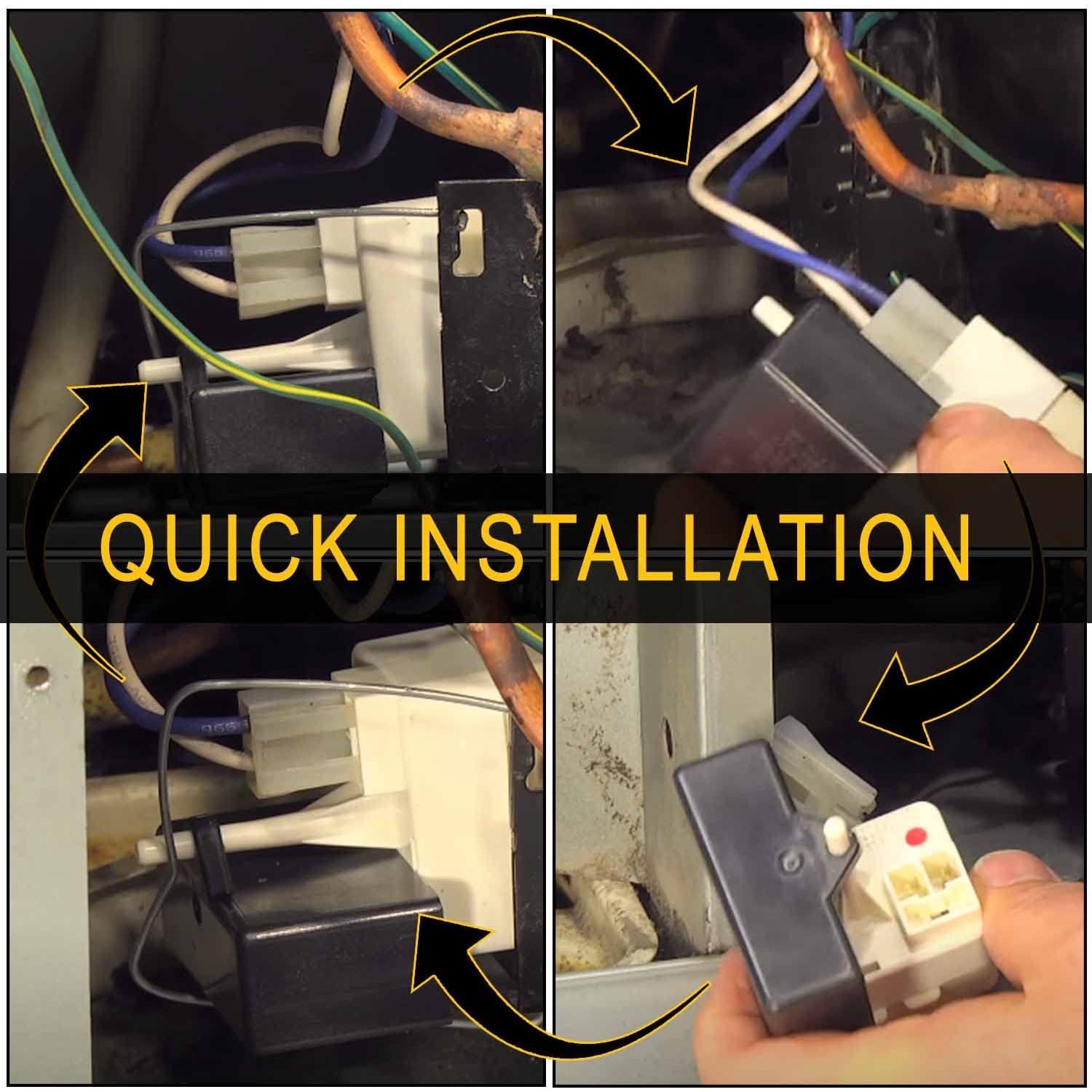 Relé de Arranque Compresor Refrigerador W10613606 Seentech - Compatible Whirlpool Kenmore