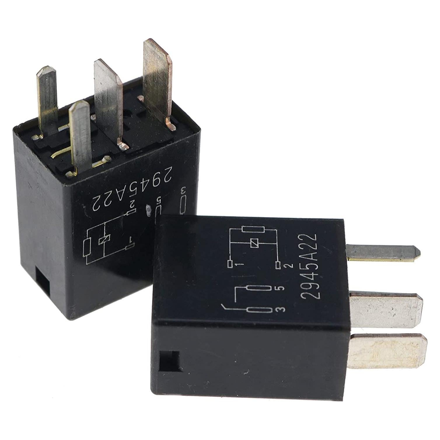 Relé Negro DVPARTS 4 Pines Multiusos 8T2T-14B192-AA