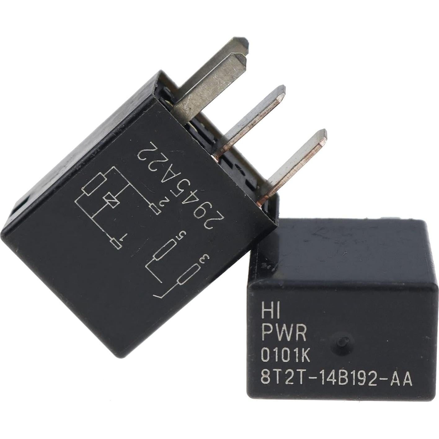 Relé Negro DVPARTS 4 Pines Multiusos 8T2T-14B192-AA