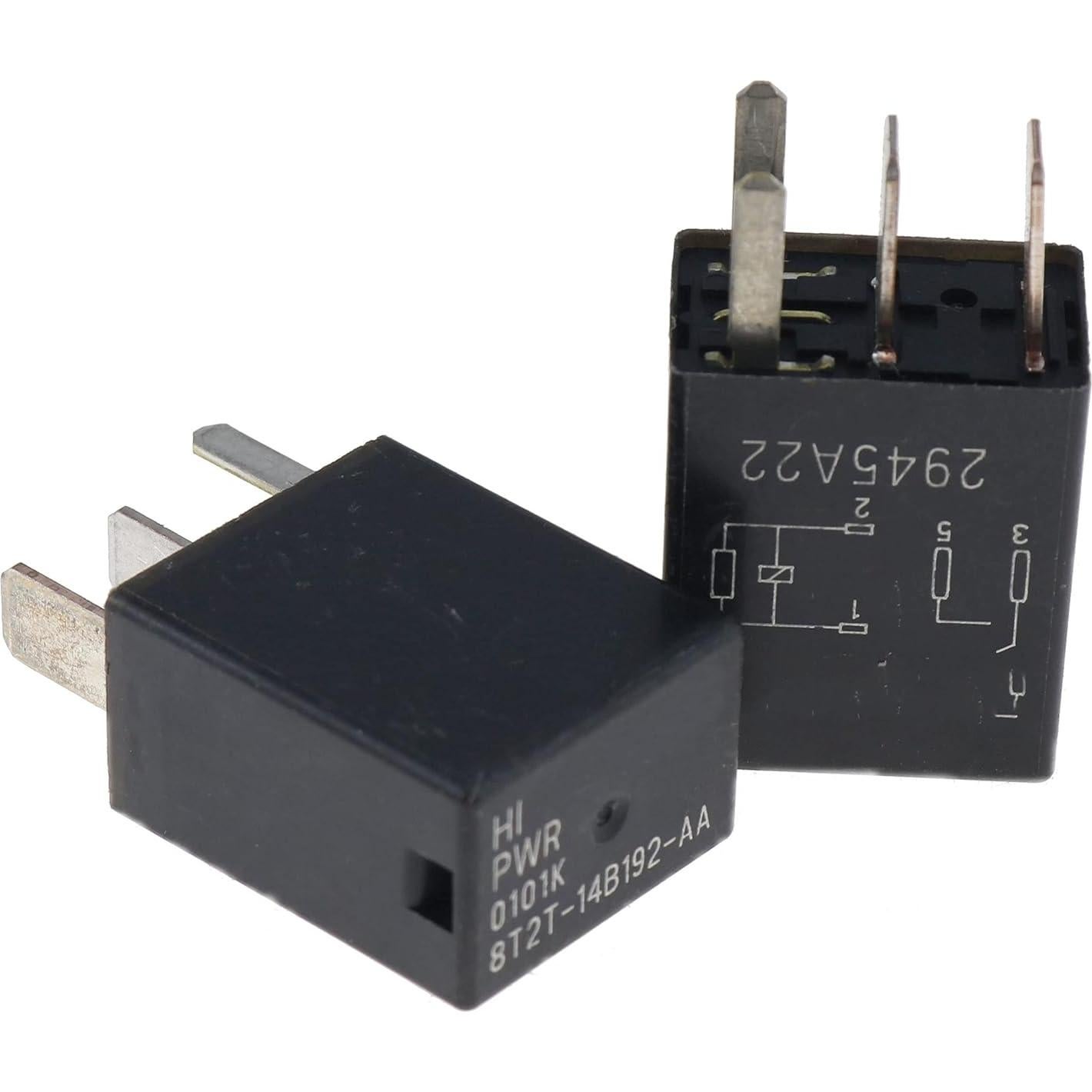 Relé Negro DVPARTS 4 Pines Multiusos 8T2T-14B192-AA