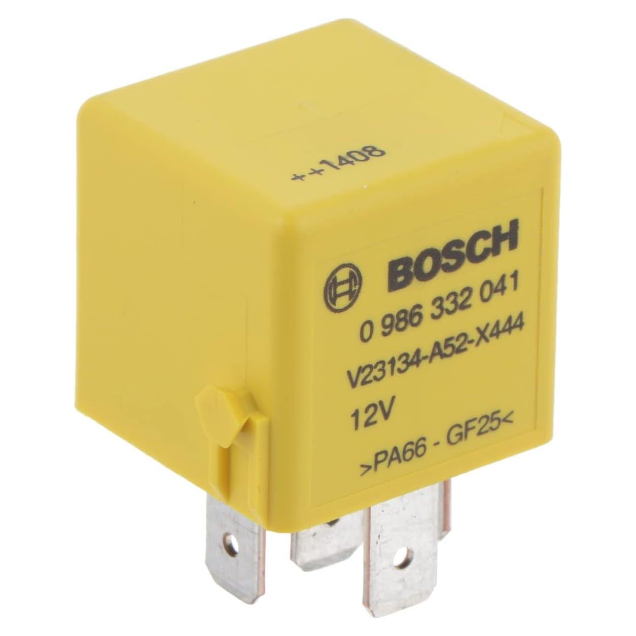 Relé Mini de Cambio Bosch 0986332041 - 5 Pines, 12V, Amarillo