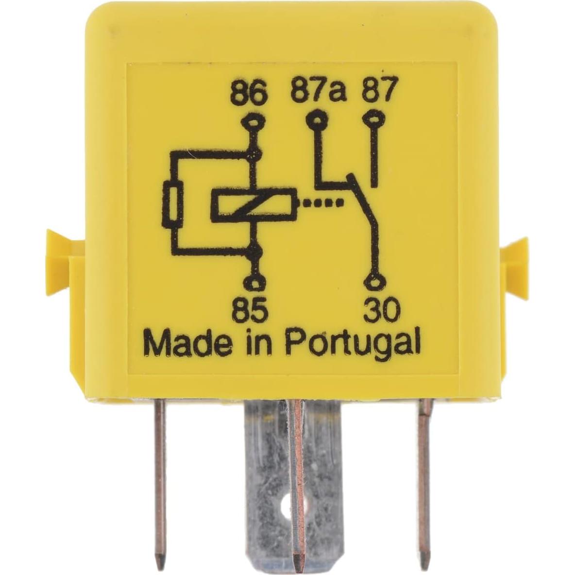 Relé Mini de Cambio Bosch 0986332041 - 5 Pines, 12V, Amarillo