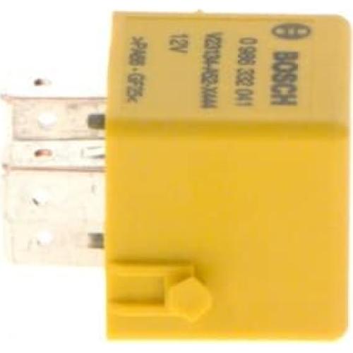 Relé Mini de Cambio Bosch 0986332041 - 5 Pines, 12V, Amarillo