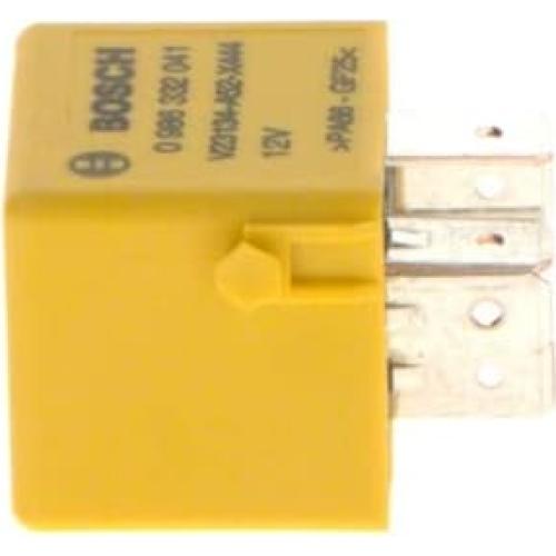Relé Mini de Cambio Bosch 0986332041 - 5 Pines, 12V, Amarillo