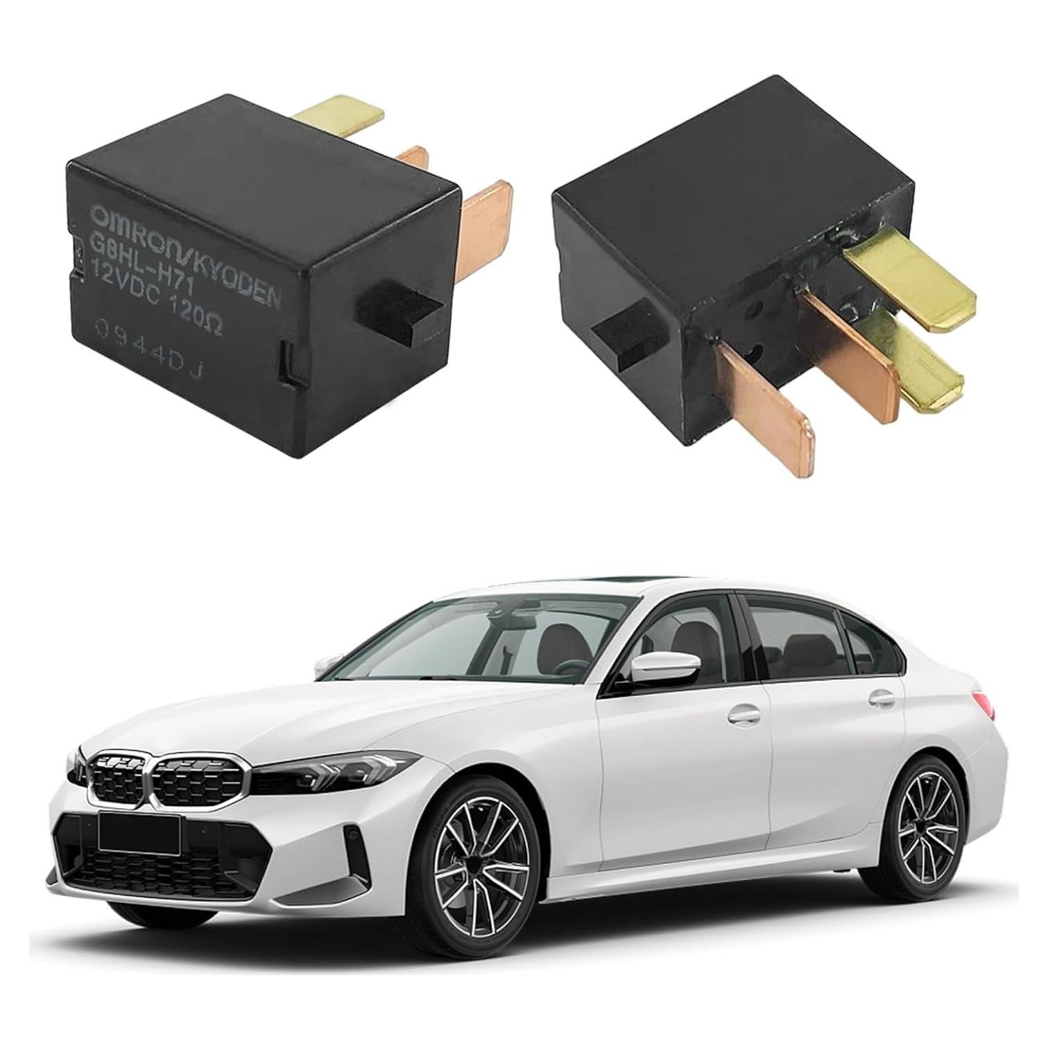 Relé de AC de Coche Augeny 12V 30A 2 Piezas Compatible