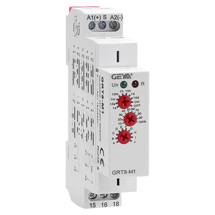 Relé de Tiempo Multifuncional IGEYAPA GRT8-M1 12-240V 16A