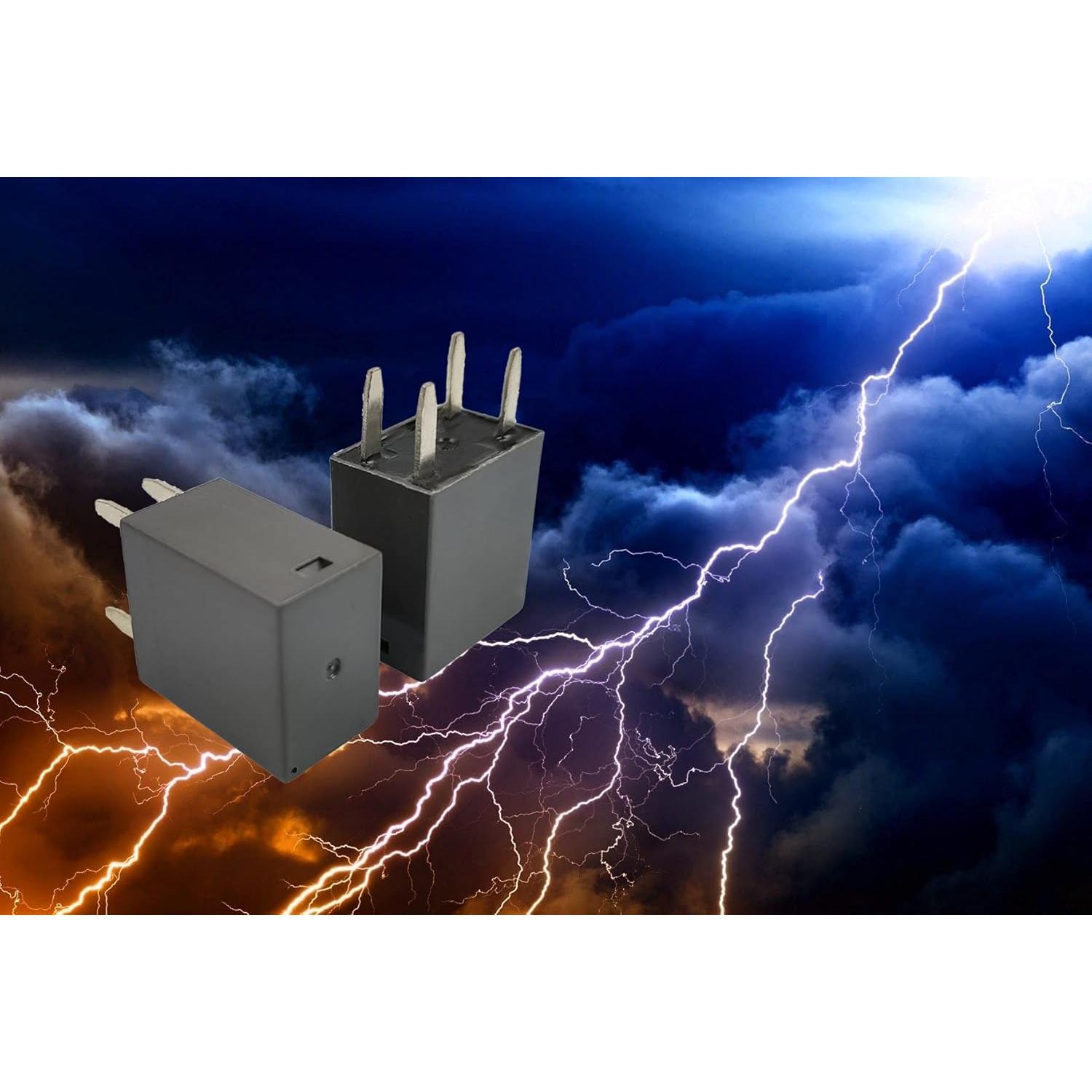 Relé de Compresor de Aire Acondicionado HiSport 12V 10A - Paquete de 2