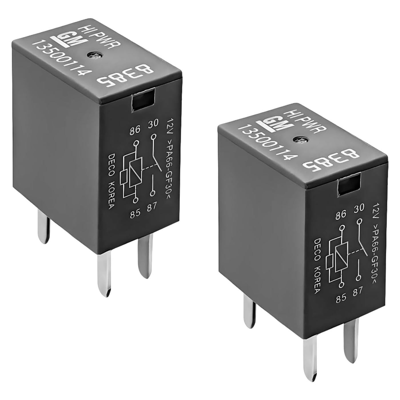 Relé de Aire Acondicionado ZNDAW 12V 40A 4 Pines - 2 PCS