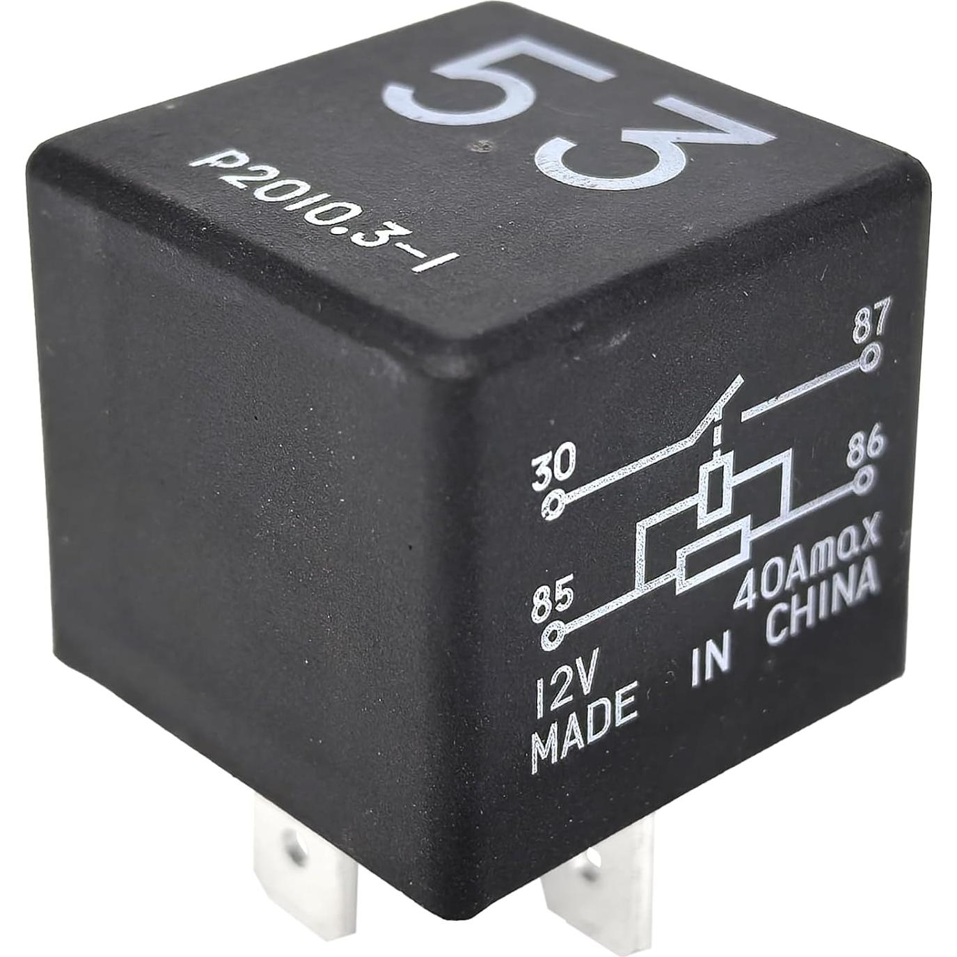 Paquete de 2 Relés 141951253B 53 12V 30A/40A para Volkswagen/Audi