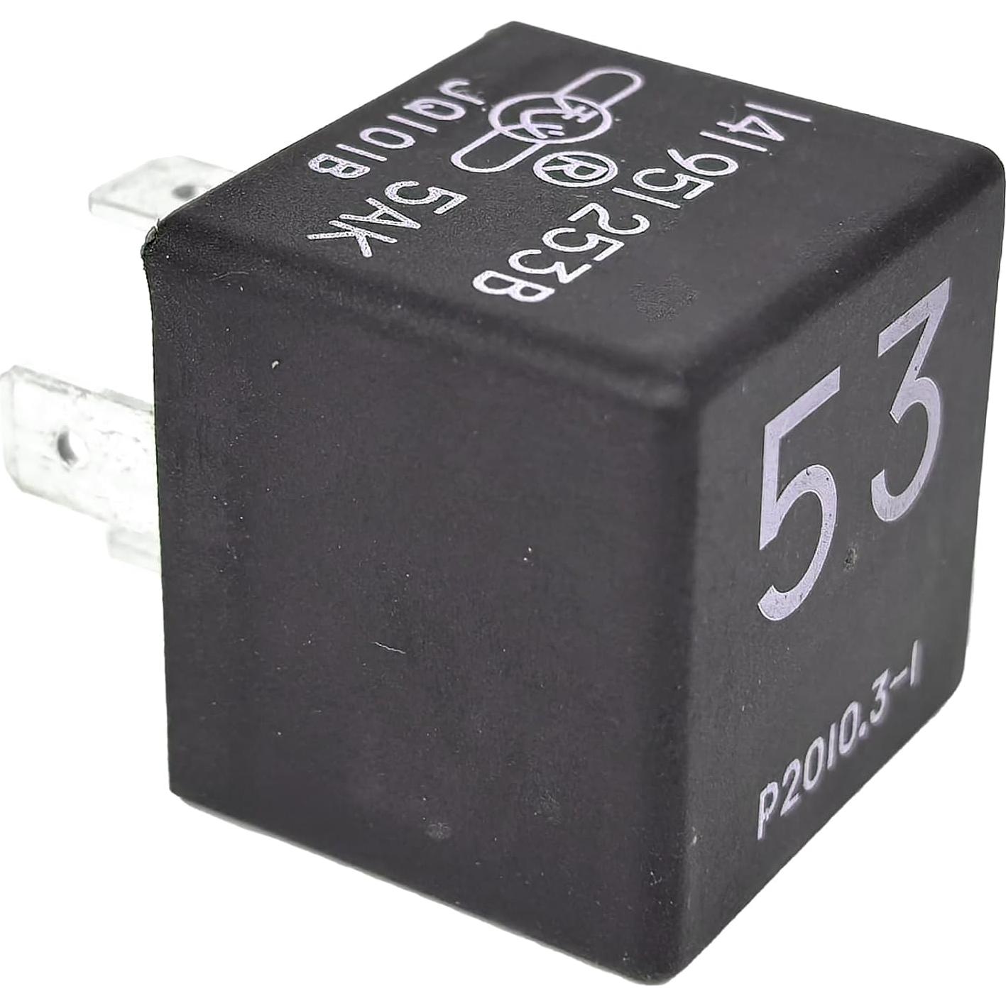 Paquete de 2 Relés 141951253B 53 12V 30A/40A para Volkswagen/Audi