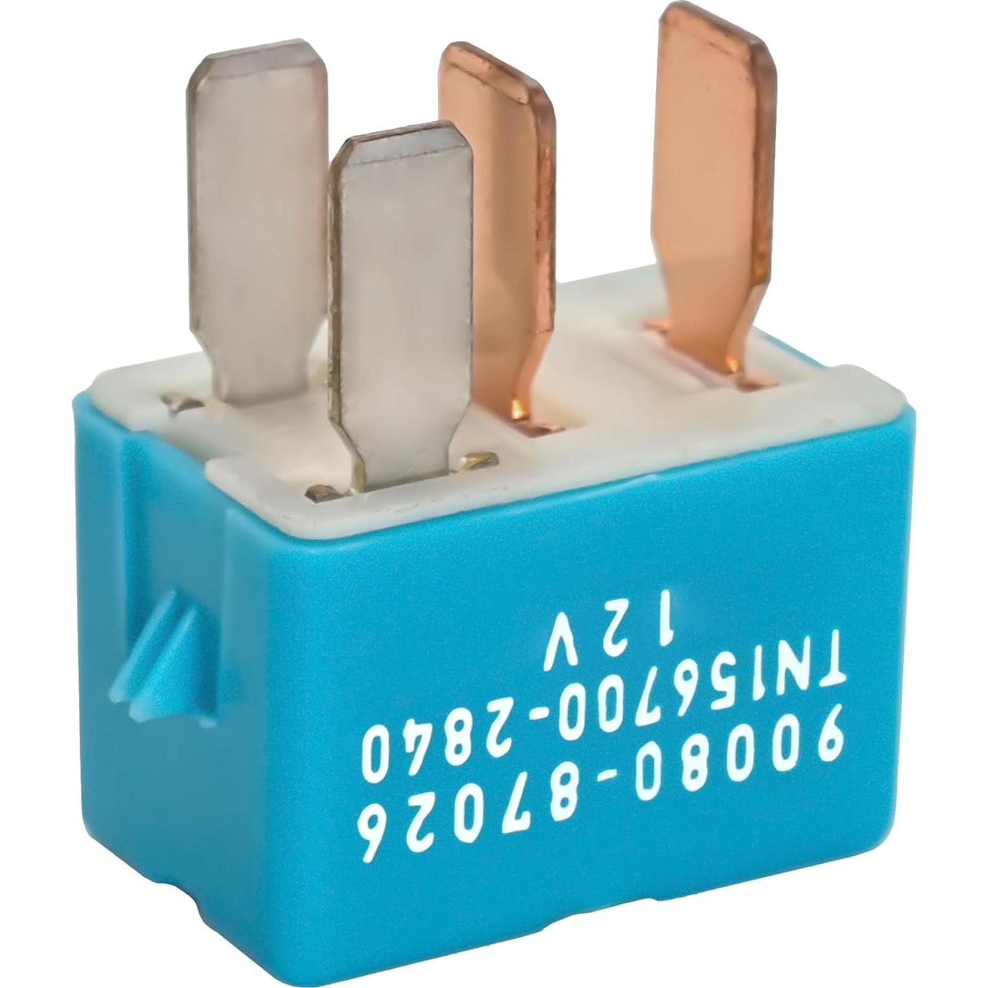 Relé de CA 12VDC 4PIN Casalytics - Paquete de 2 para Toyota