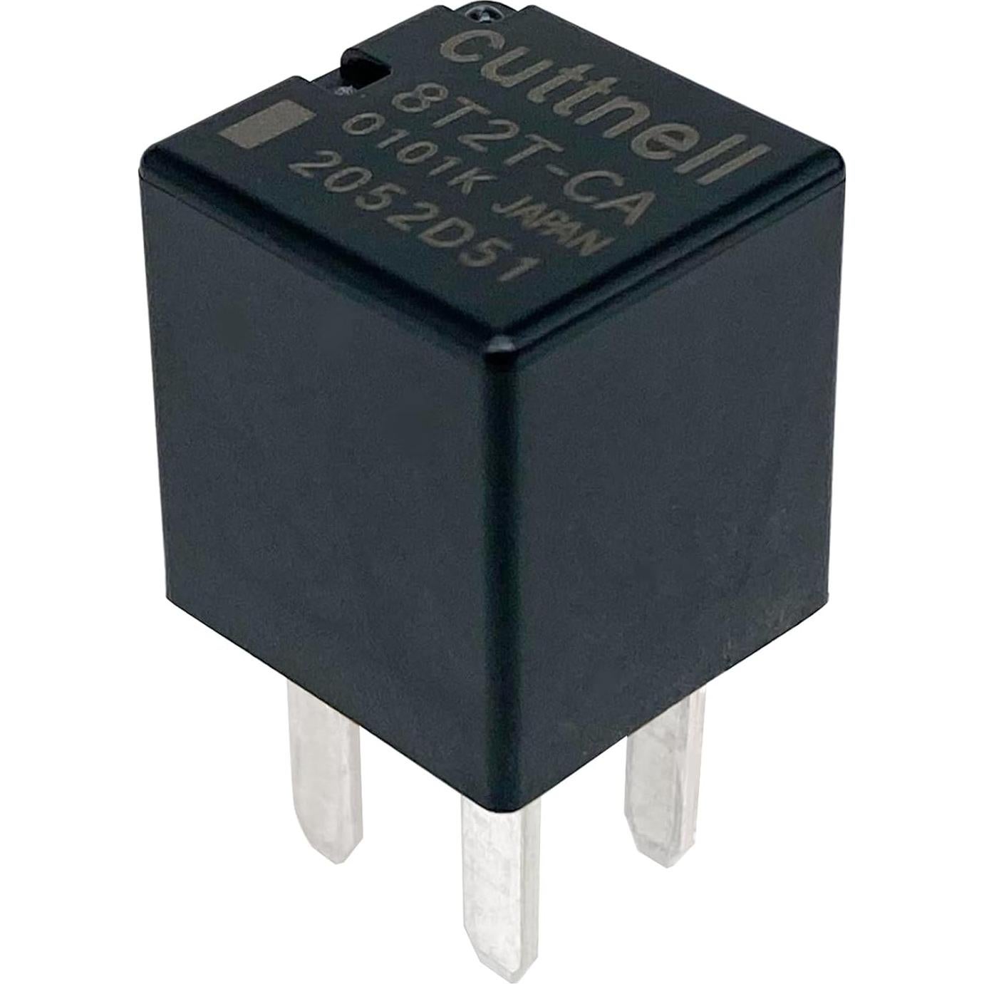 Paquete de 5 Relés Automotrices 12VDC 20A Cuttnell 4 Pines