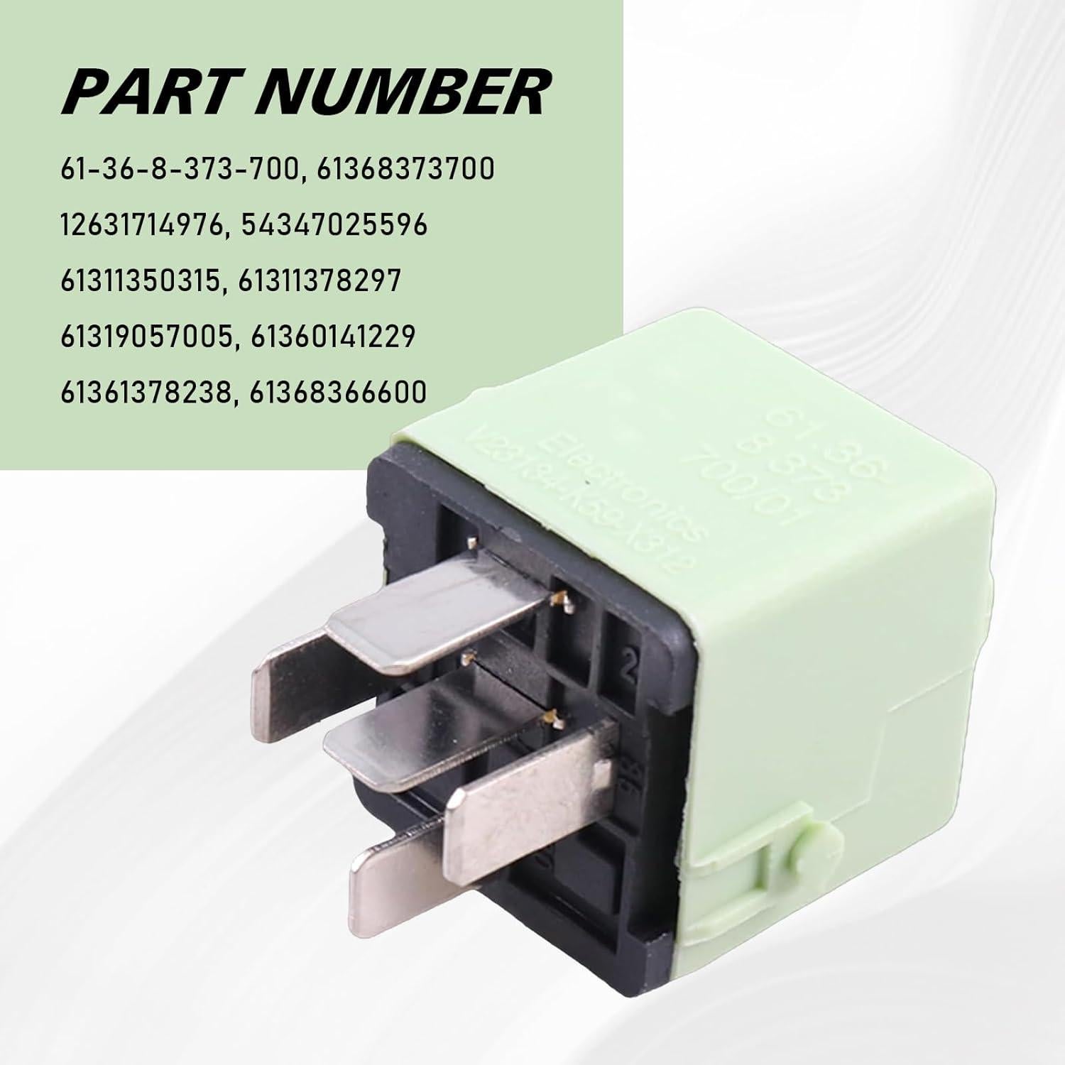 Relé de Bomba de Combustible Automotriz 5 Pines Pinflaw Compatible BMW