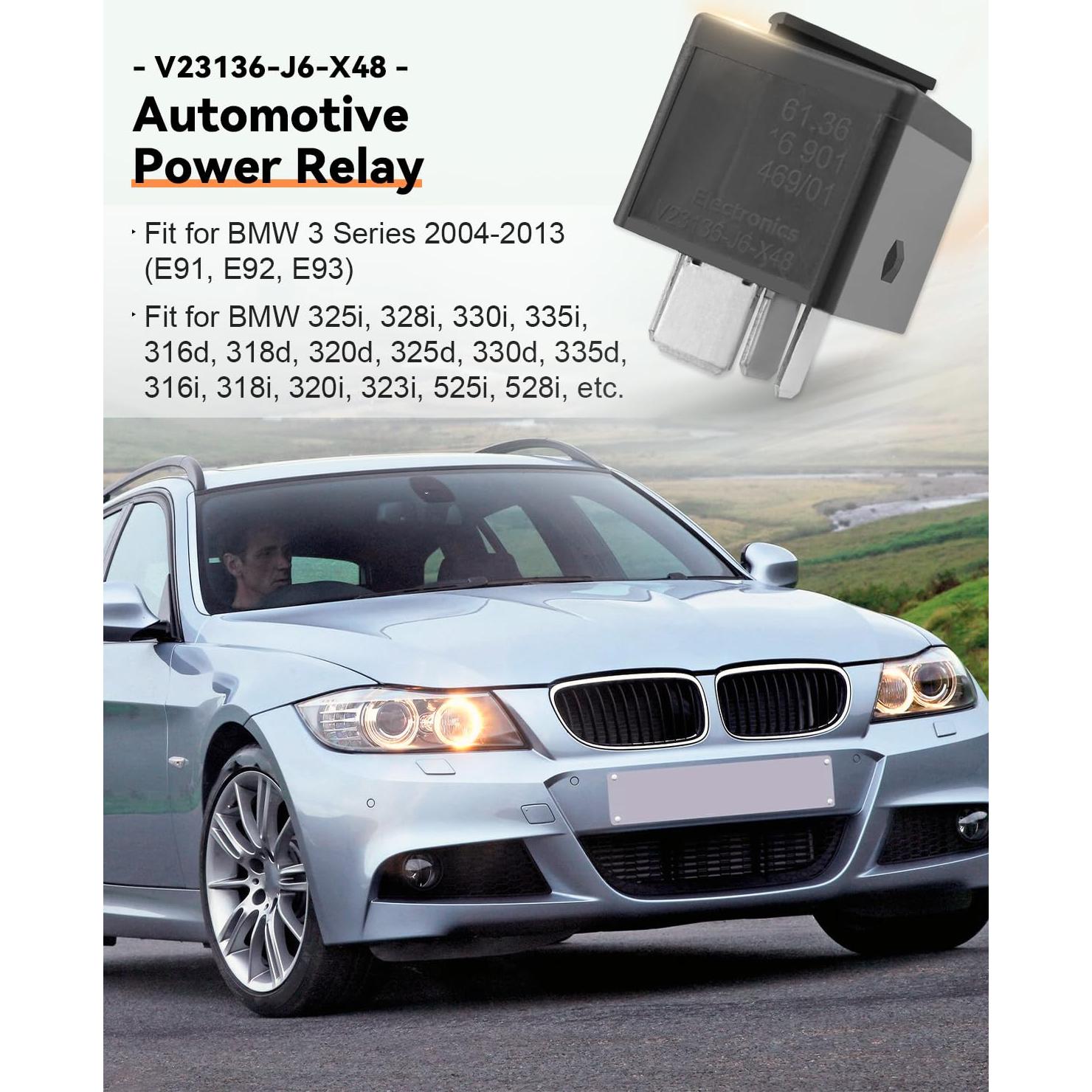 Relé de Potencia Automotriz 12V 70A Compatible BMW E90 E91 E92