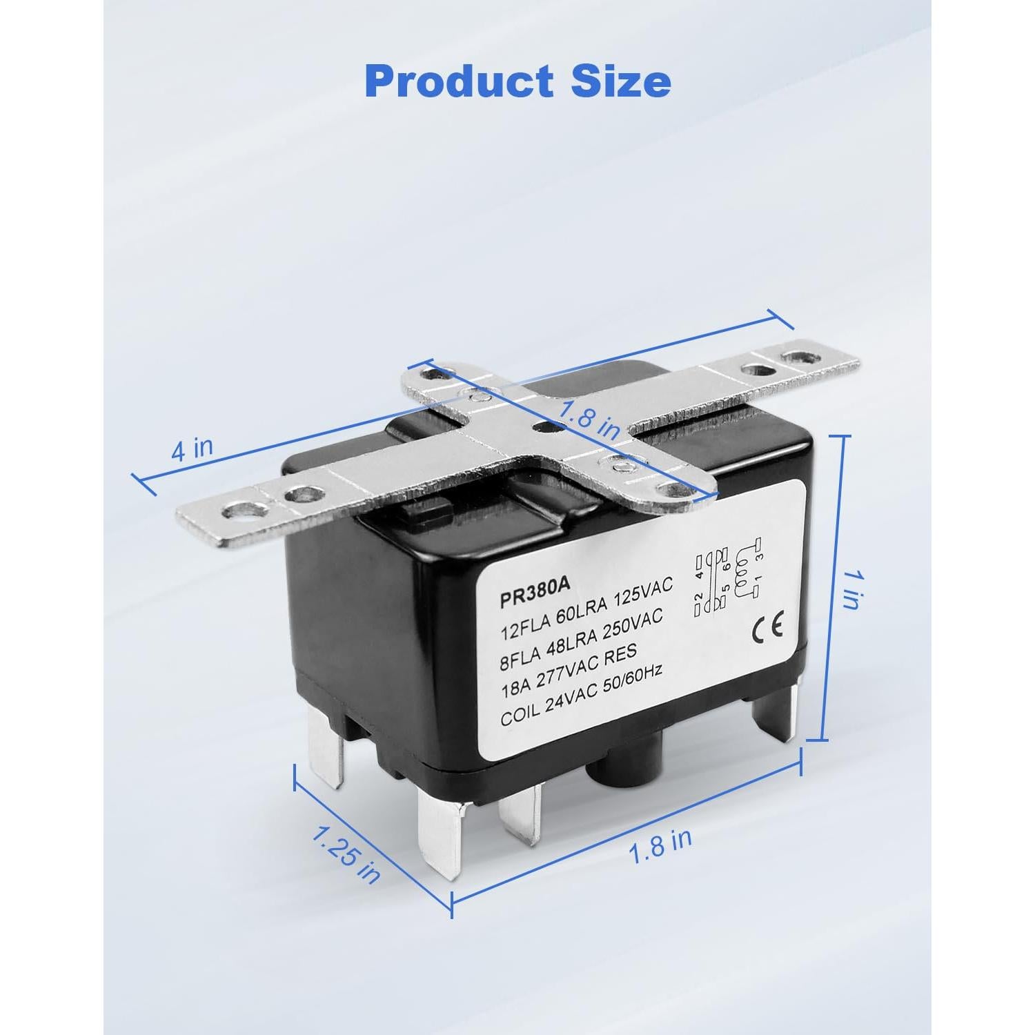 Paquete de 2 Relés de Ventilador 24V AC SPST SZRKRLA