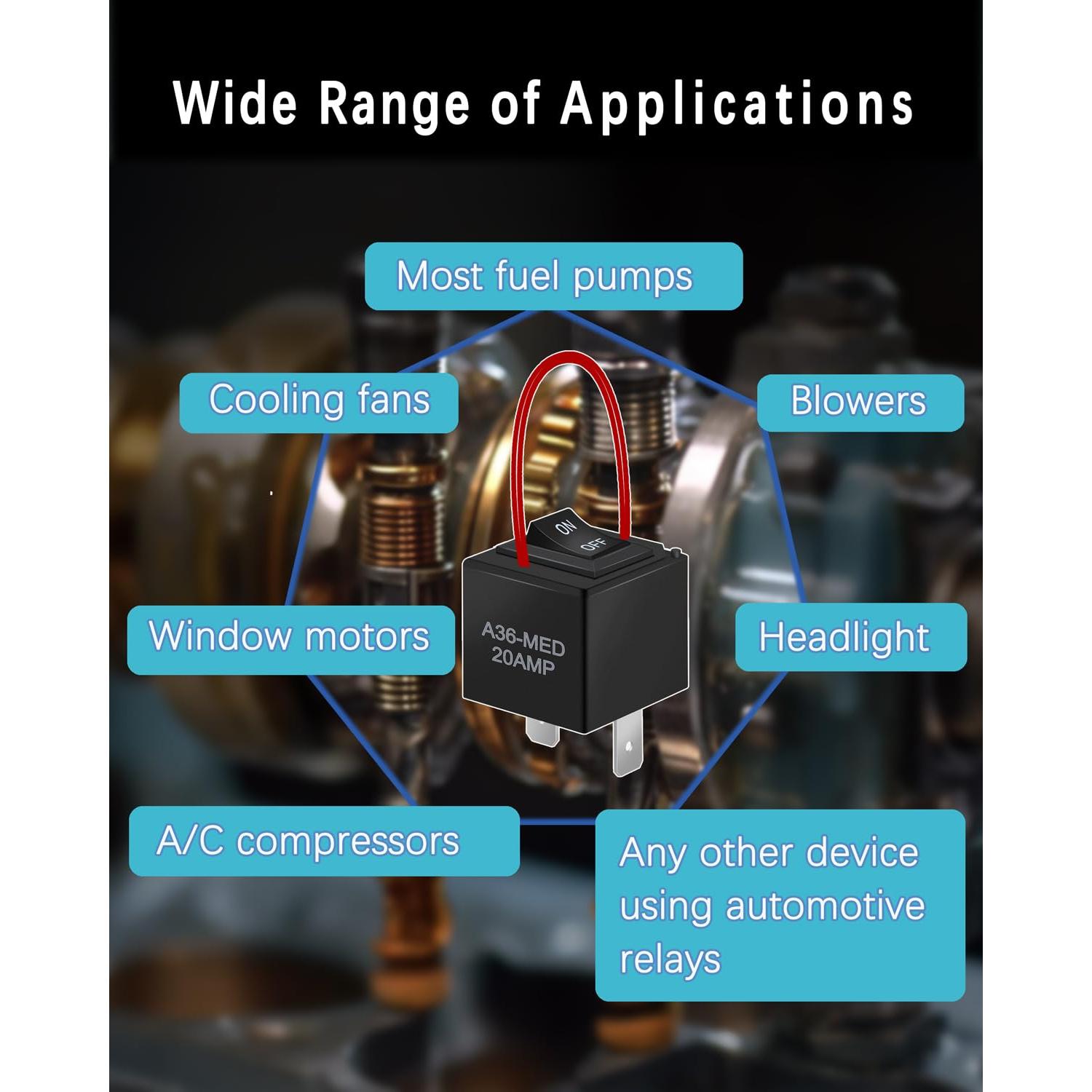 Interruptor de Bypass de Relé Prismora 9038A - Kit de 6 Unidades