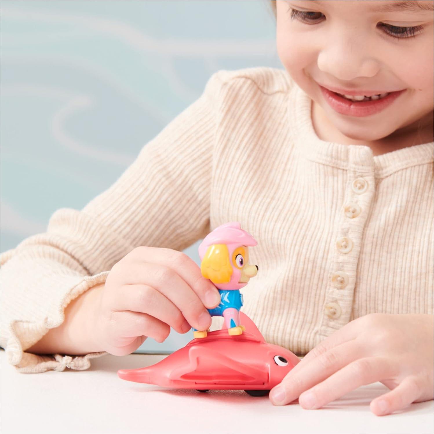 Figuras de Acción PAW Patrol Aqua Pups Skye y Manta Ray