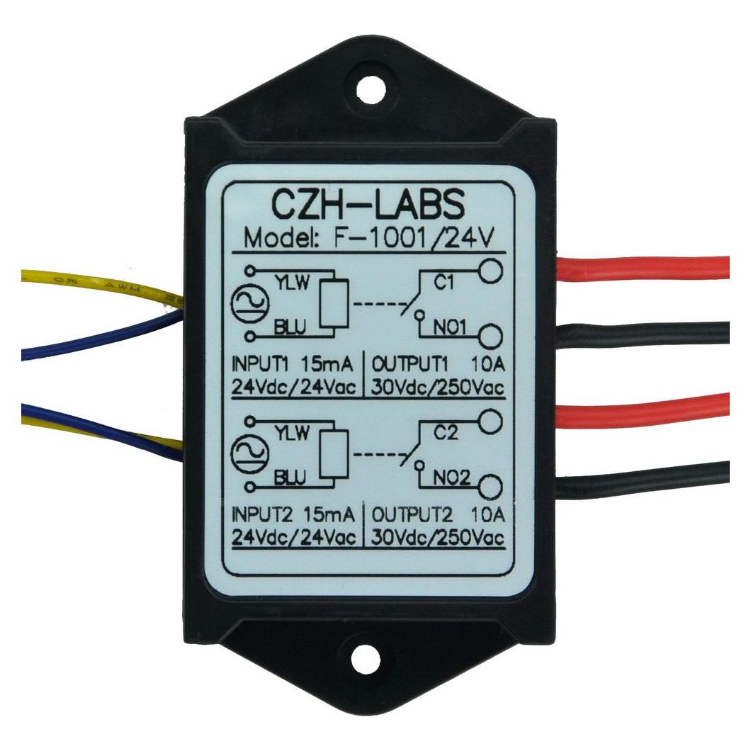 Módulo de Relé de Potencia Dual SPST-NO 10A Electronics-Salon