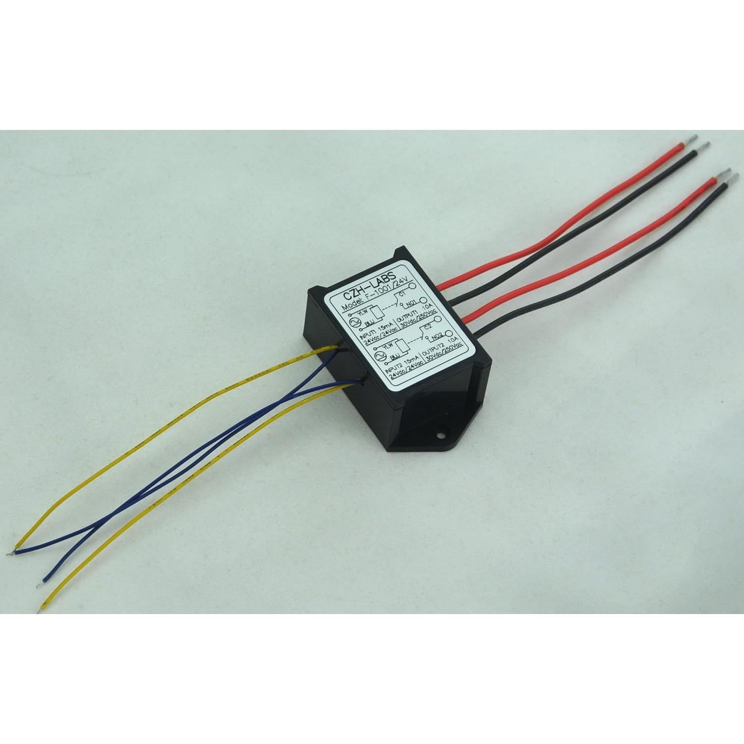 Módulo de Relé de Potencia Dual SPST-NO 10A Electronics-Salon