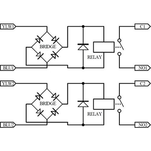 Módulo de Relé de Potencia Dual SPST-NO 10A Electronics-Salon