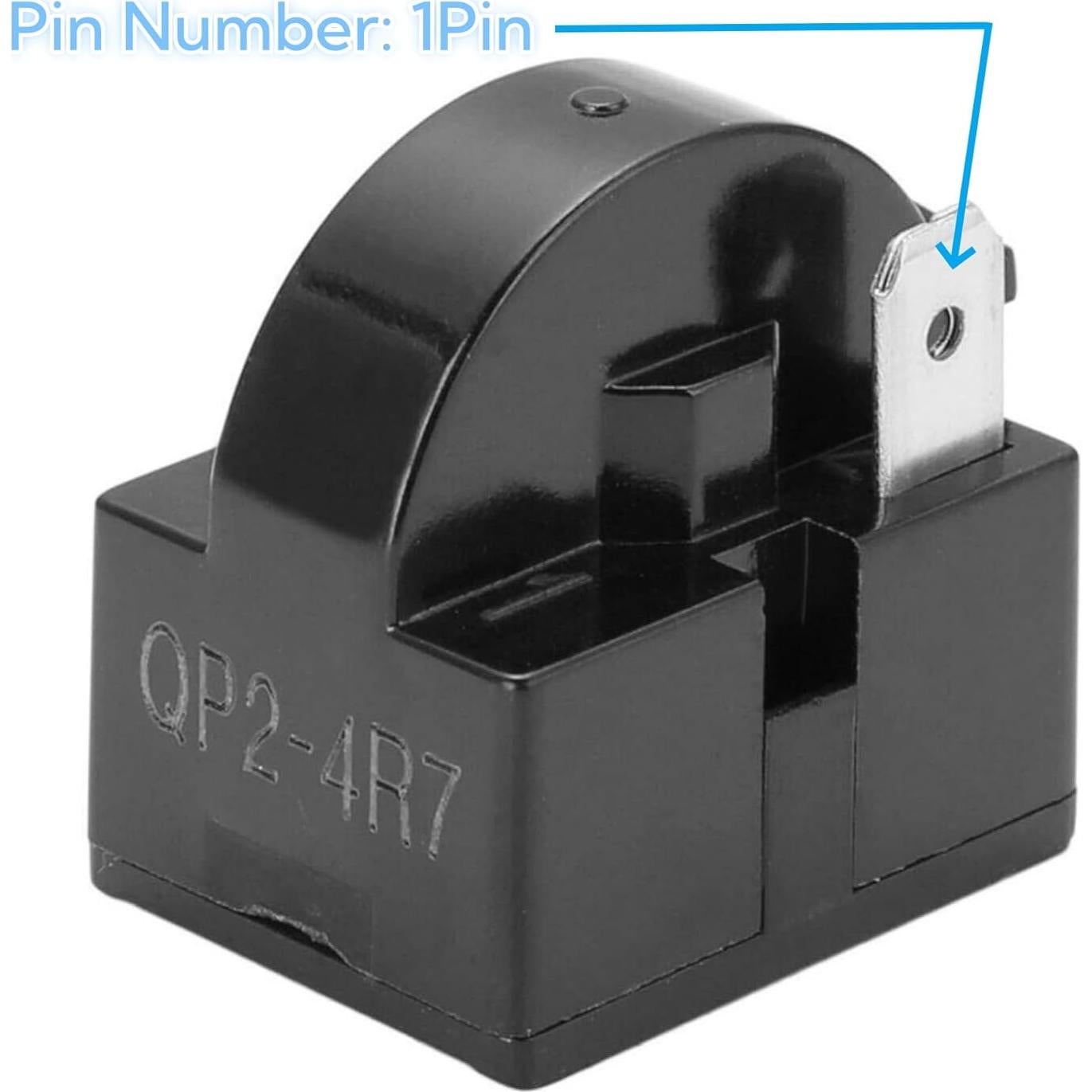 Relé de Arranque PTC 4.7 Ohm + Protector Sobrecarga 1/2HP