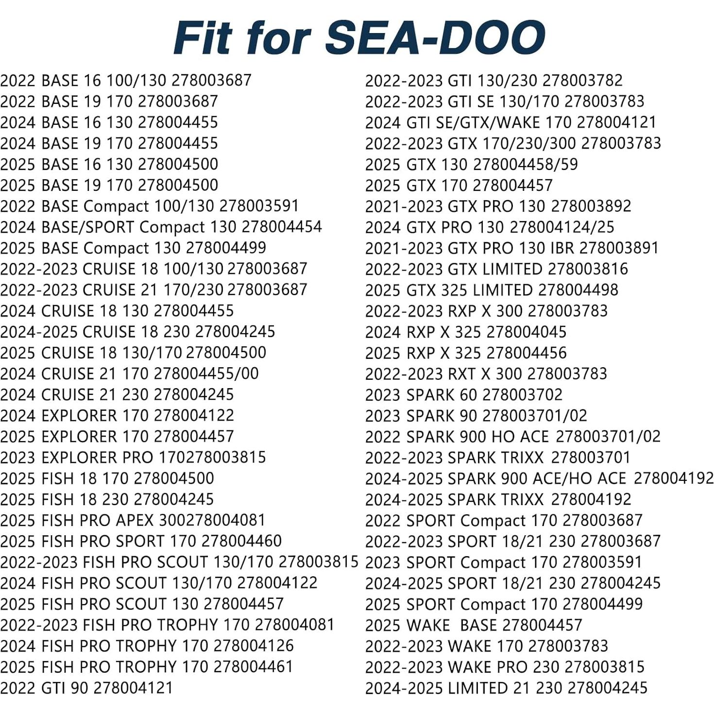 2 Relés de 30Amp 5 Pines 12V para Sea-Doo 2008+ HIMARKLIF