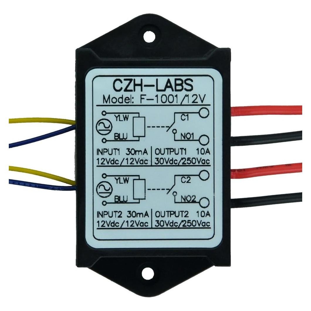 Módulo Relé Doble SPST-NO 10A CZH-LABS 12V