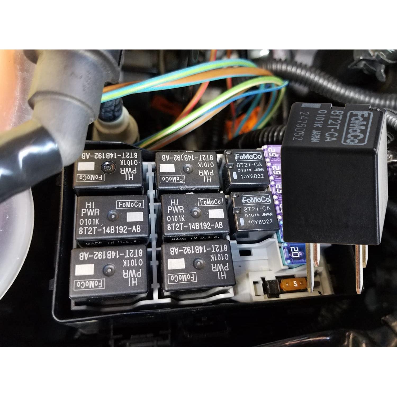 2 Relés de Alta Potencia Aeola 8T2T-CA 12VDC para Ford