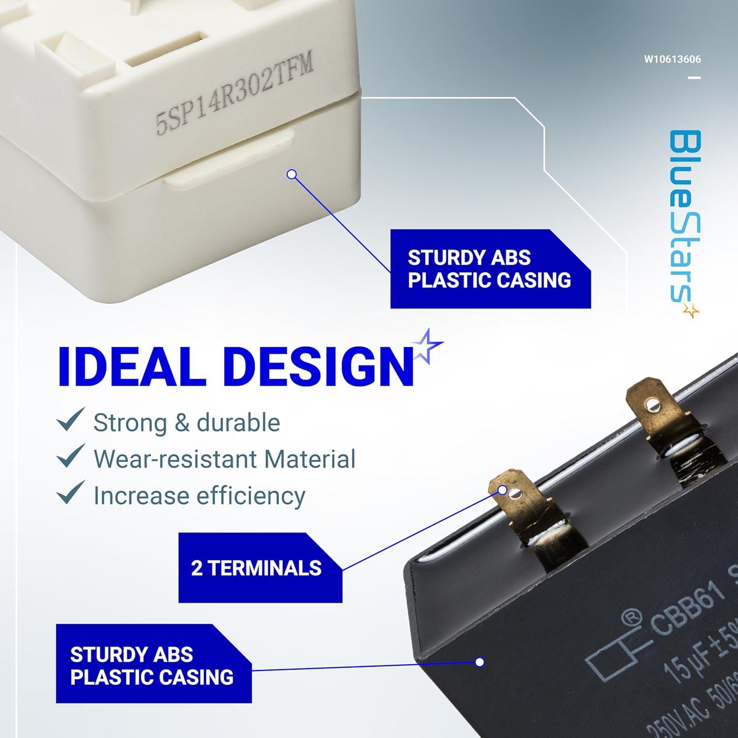 Relé de Arranque Compresor Refrigerador BlueStars W10613606