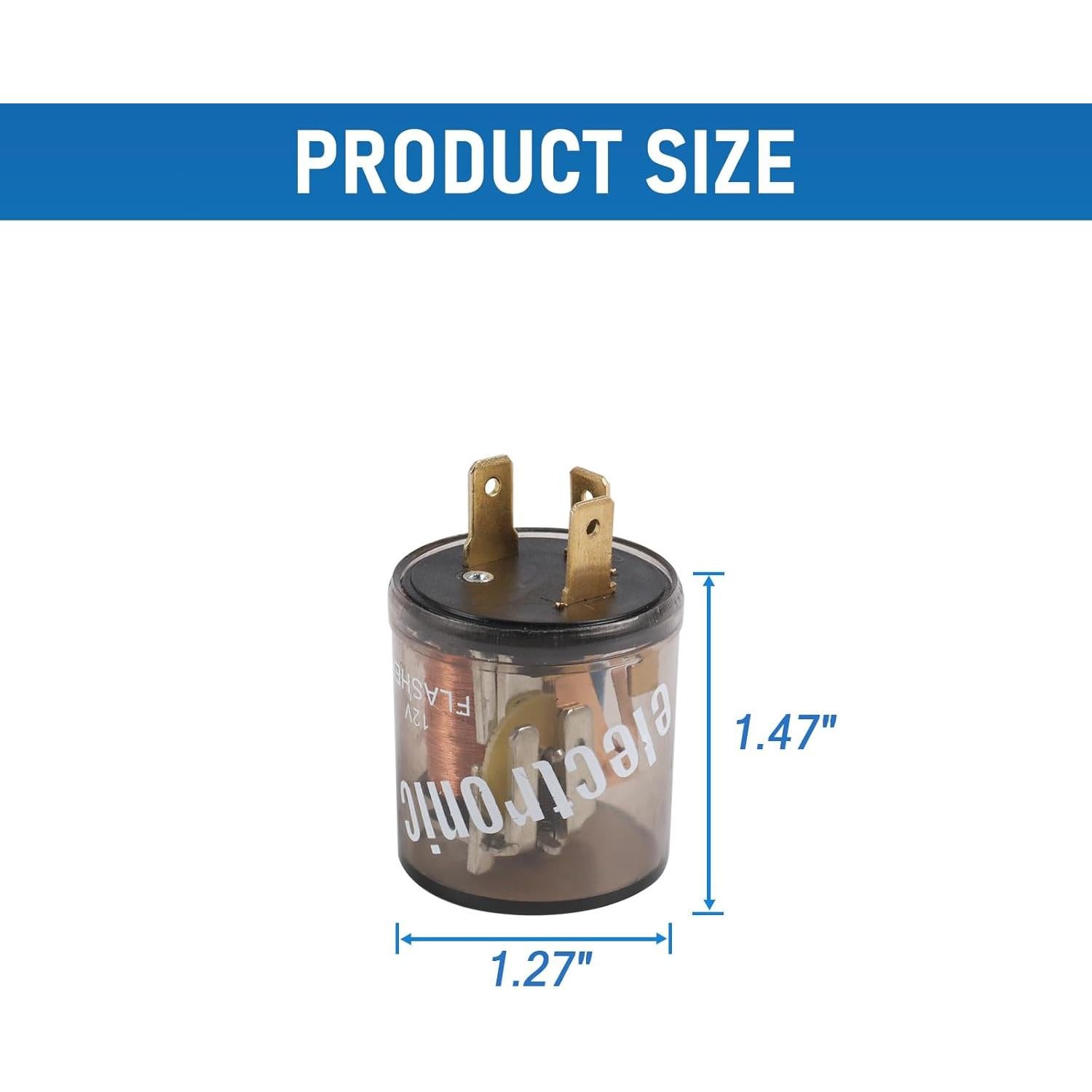 Relé Intermitente Electrónico 12V LDMINDA 3 Pines 20A