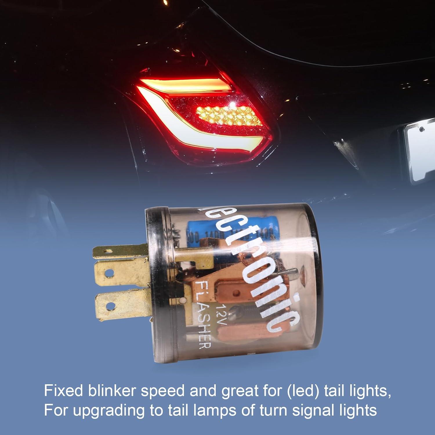 Relé Intermitente Electrónico 12V LDMINDA 3 Pines 20A