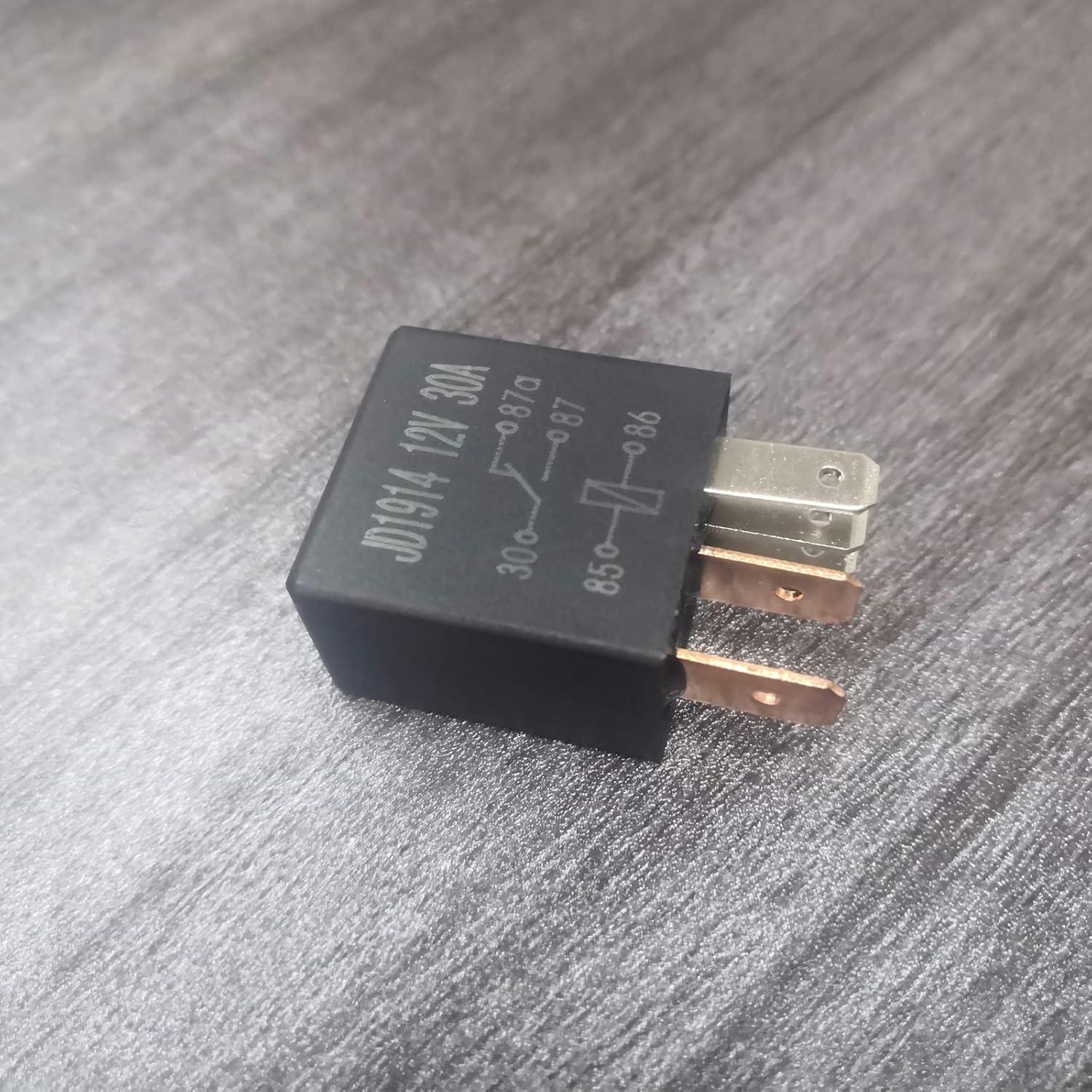 4 Relés de 5 Pines 12V 30A Kalmaegee para Automóvil